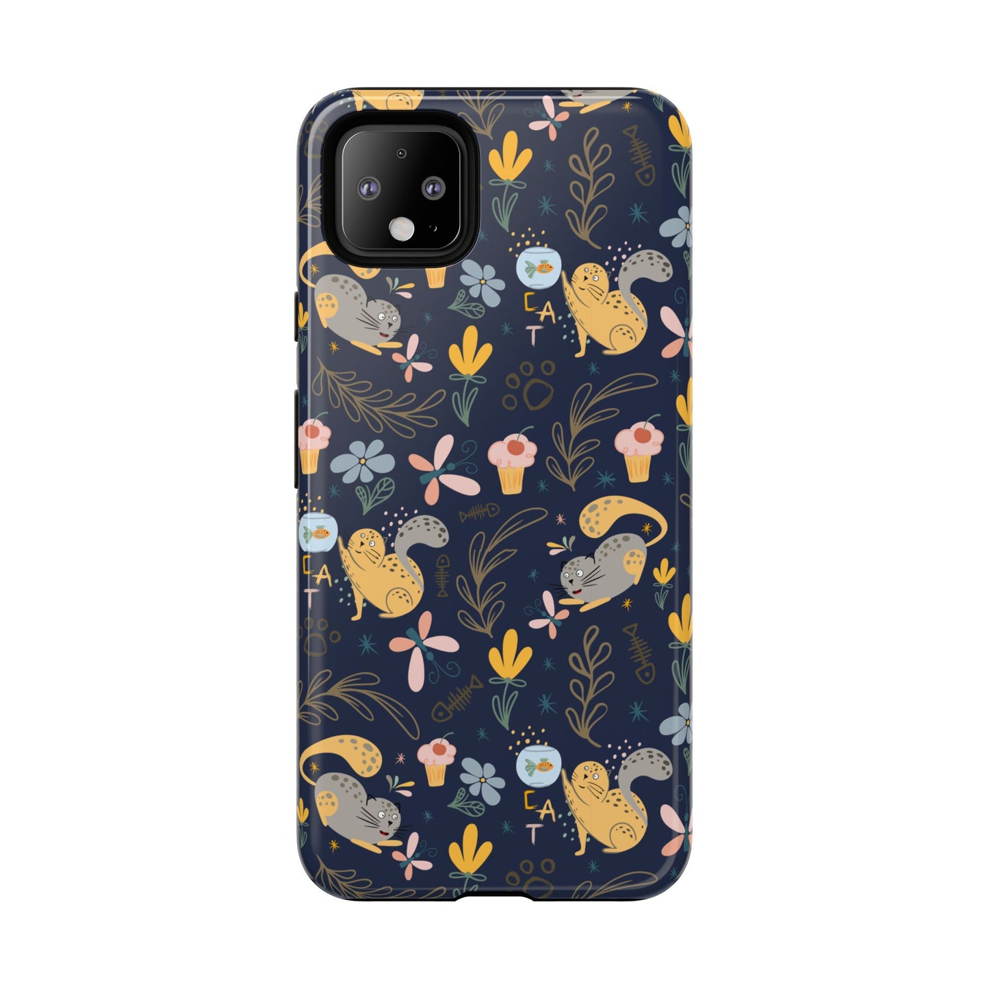 Cat-Themed Tough Phone Case - Tough Case For Stylish Protection