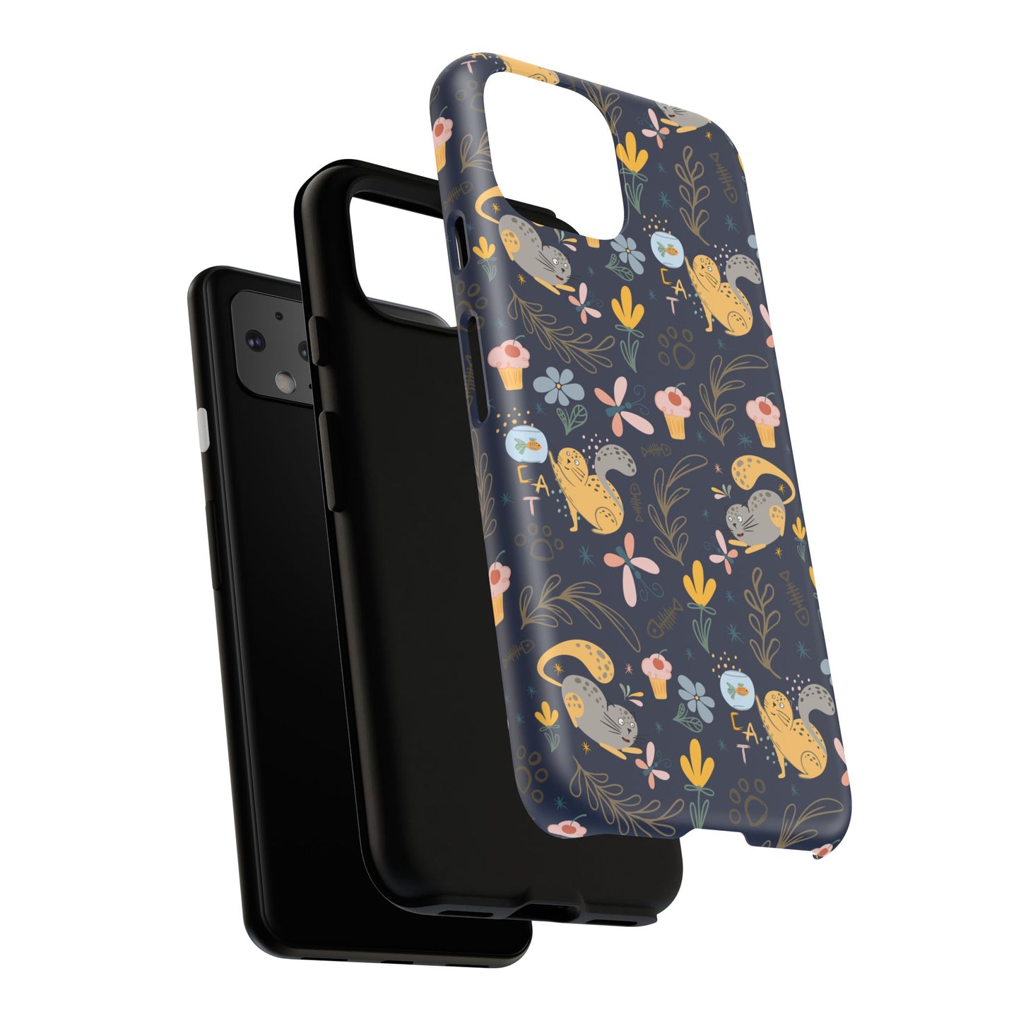 Cat-Themed Tough Phone Case - Tough Case For Stylish Protection