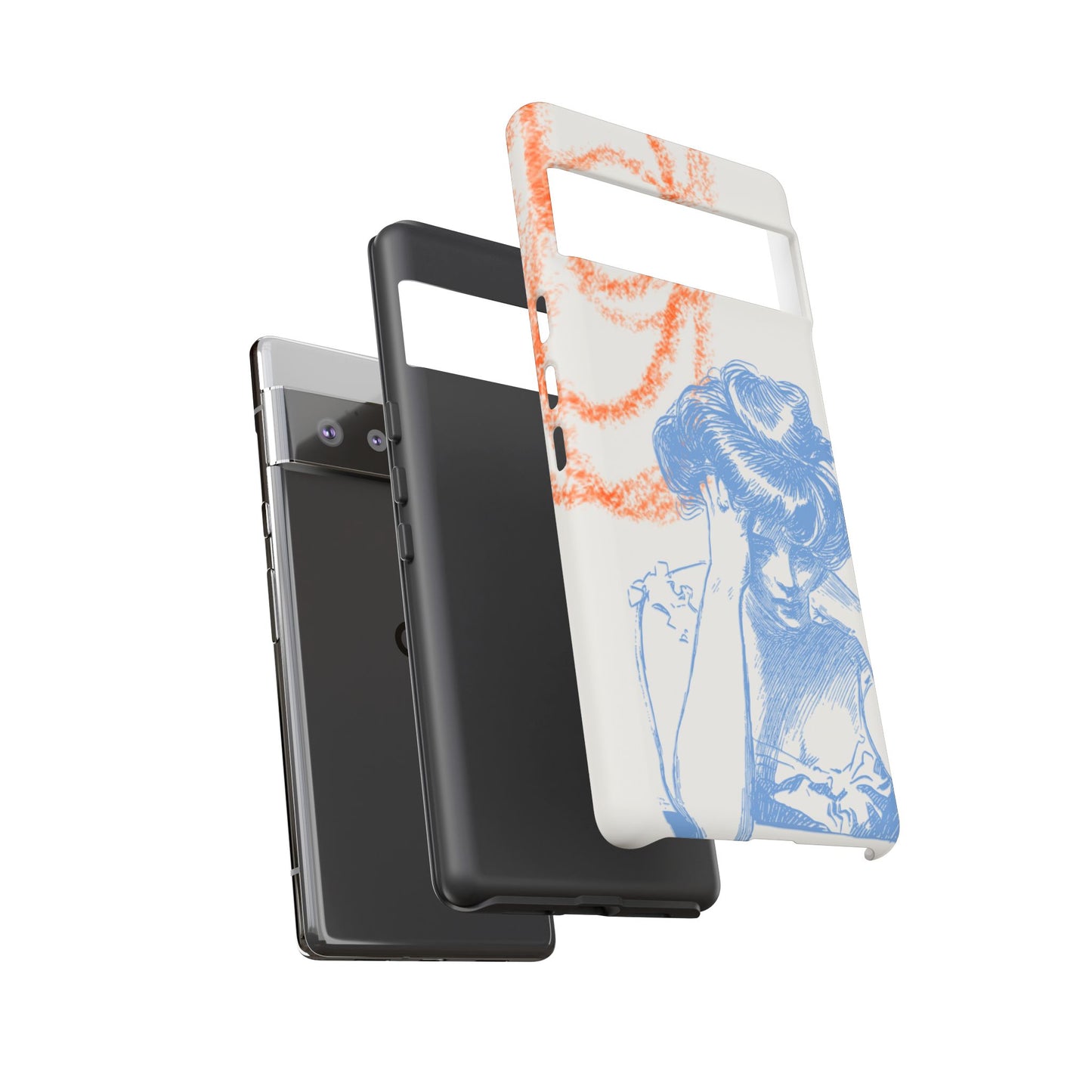Artistic Phone Case with Stress Relief Design