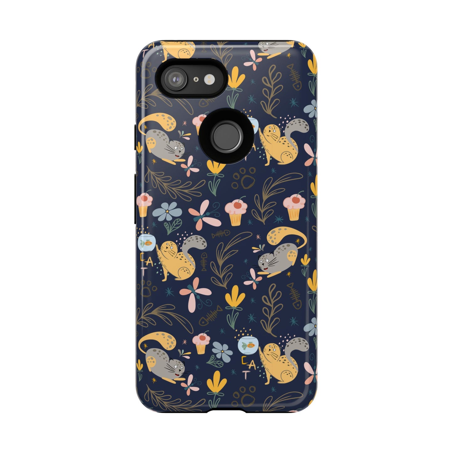 Cat-Themed Tough Phone Case - Tough Case For Stylish Protection