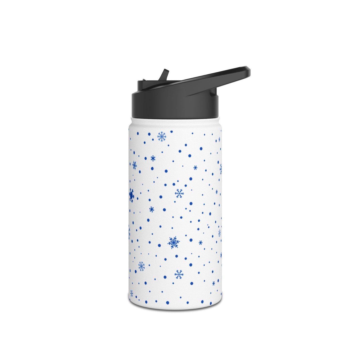 Snowflake Design Stainless Steel Water Bottle – Stylish & Durable Hydration for Winter Adventures