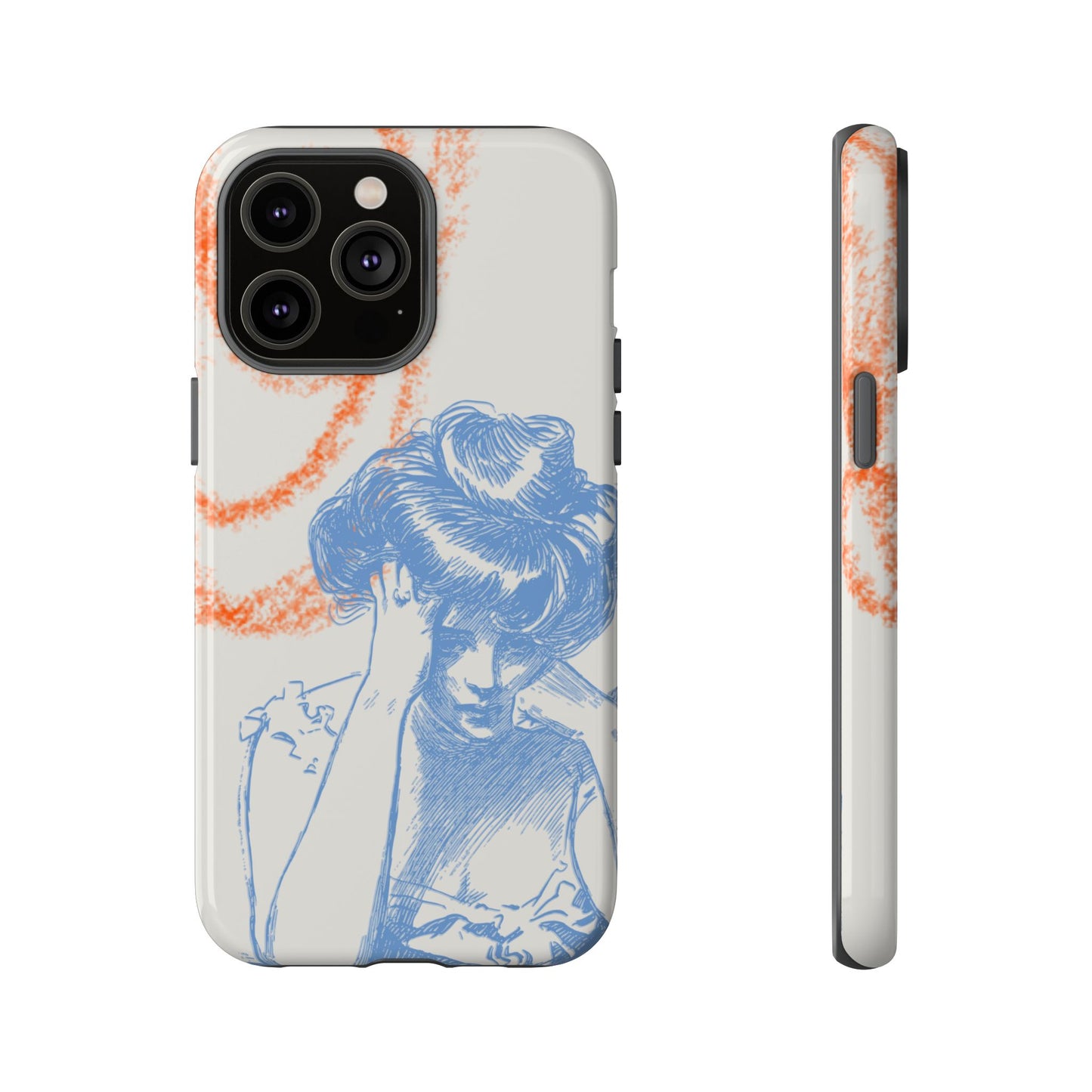 Artistic Phone Case with Stress Relief Design