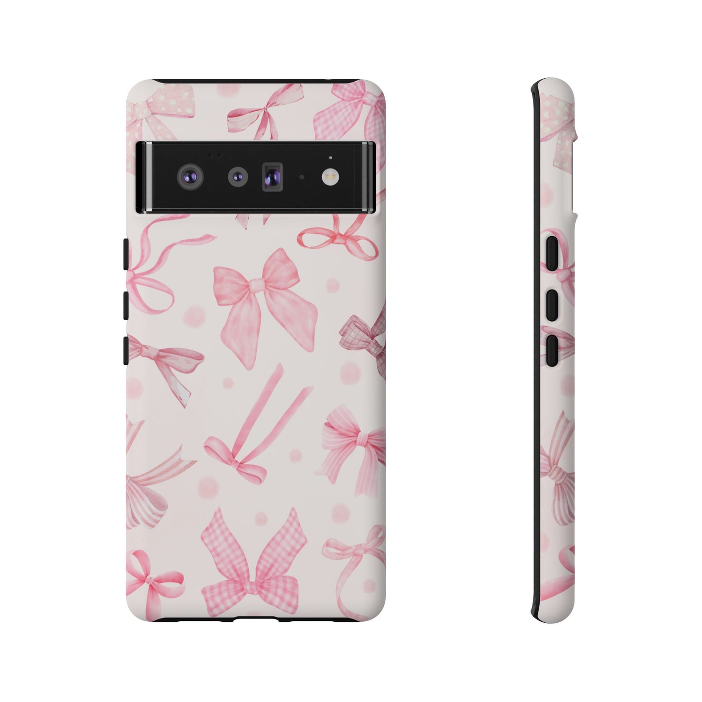 Beautiful Pink Bow Phone Case - Tough Case for Stylish Protection