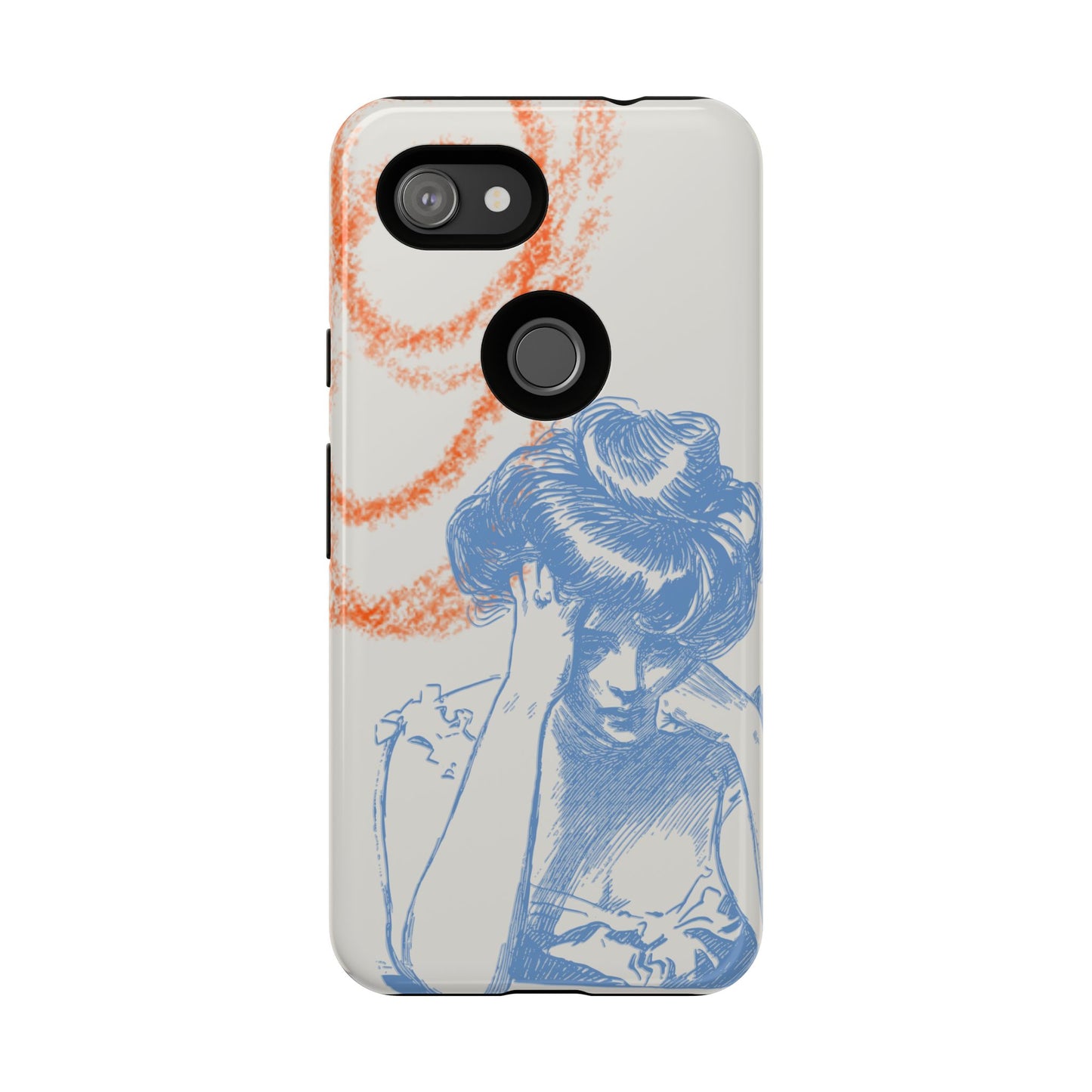 Artistic Phone Case with Stress Relief Design