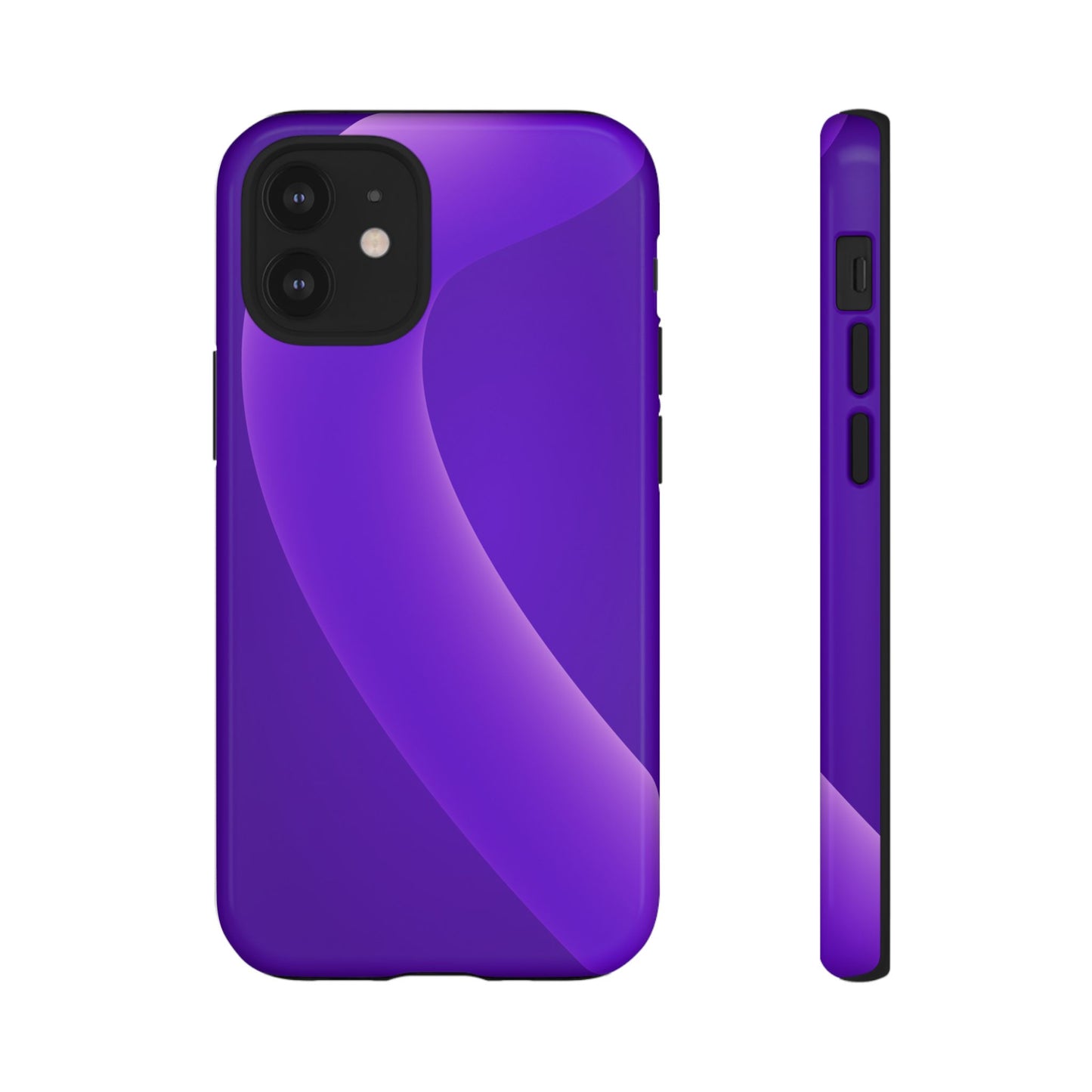 Stylish Tough Phone Case - Modern Purple Design for Ultimate Protection