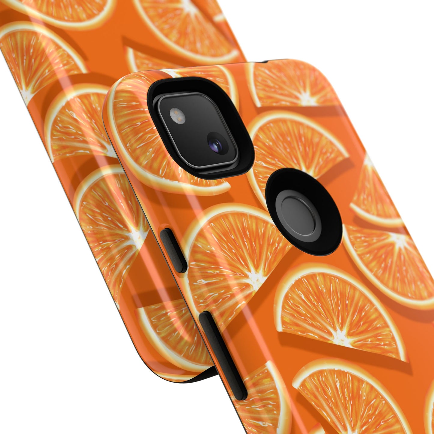 Vibrant Orange Slice Phone Case - Tough Cases for Phone Protection