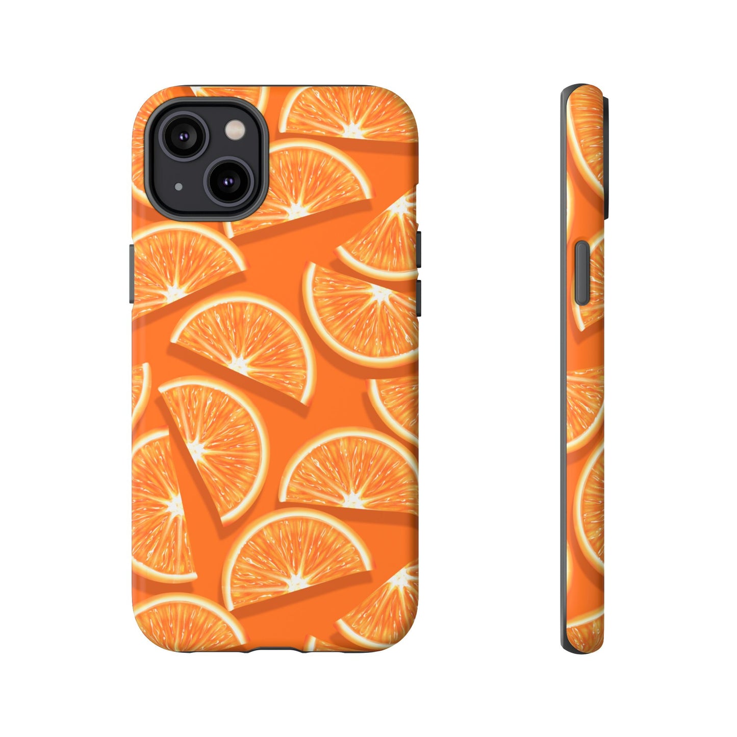 Vibrant Orange Slice Phone Case - Tough Cases for Phone Protection