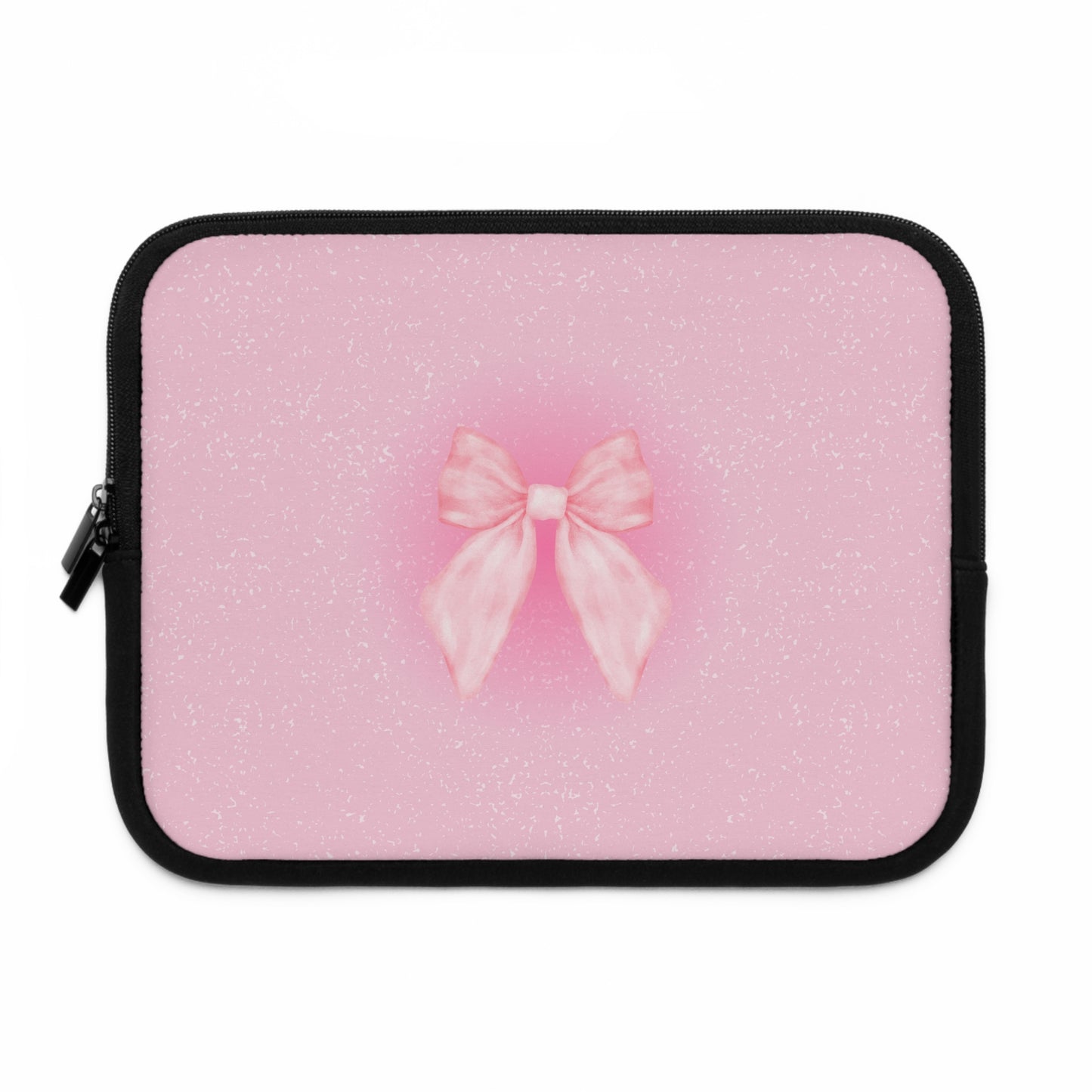 Cute Pink Bow Laptop Sleeve - Stylish Tech Accessory for Girls