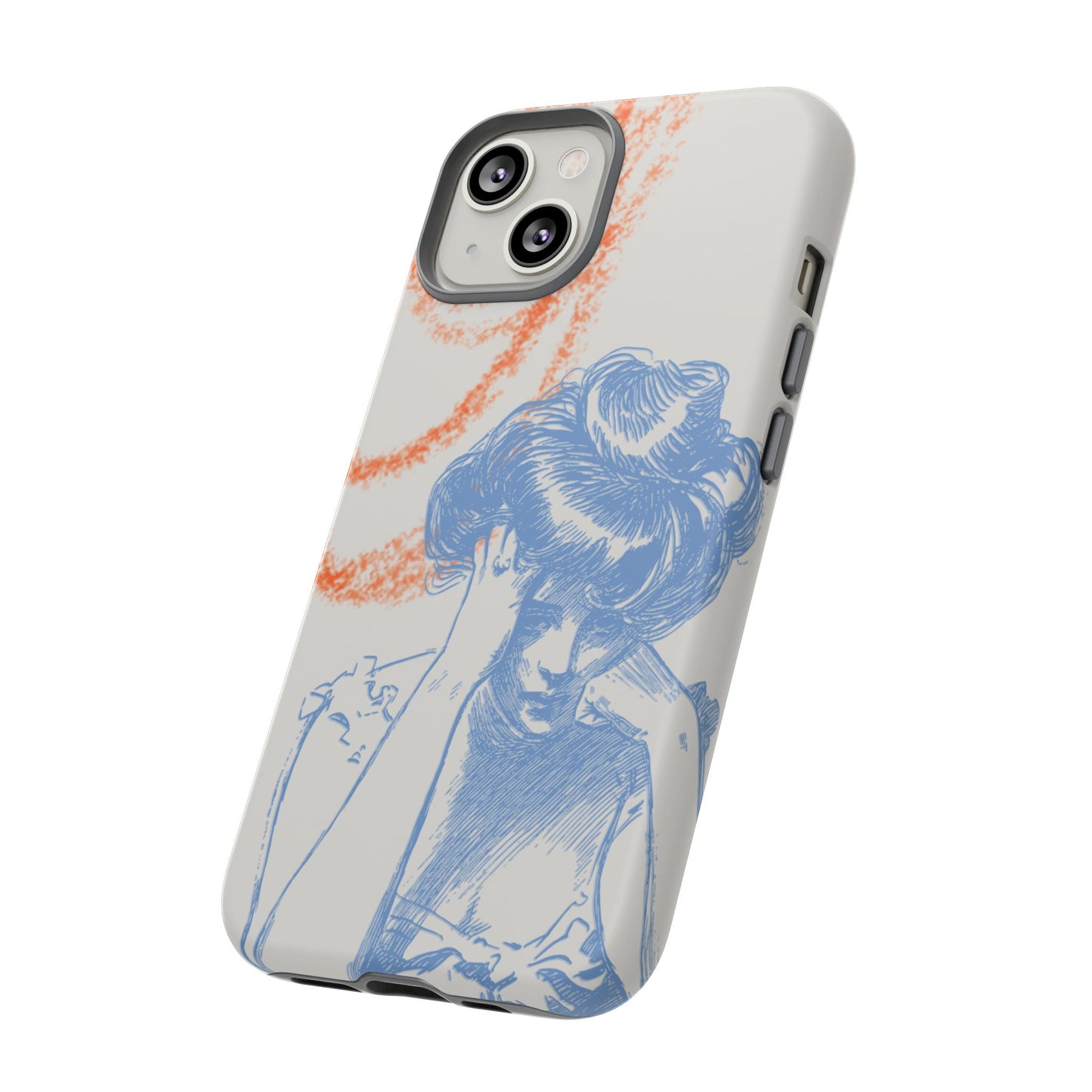 Artistic Phone Case with Stress Relief Design