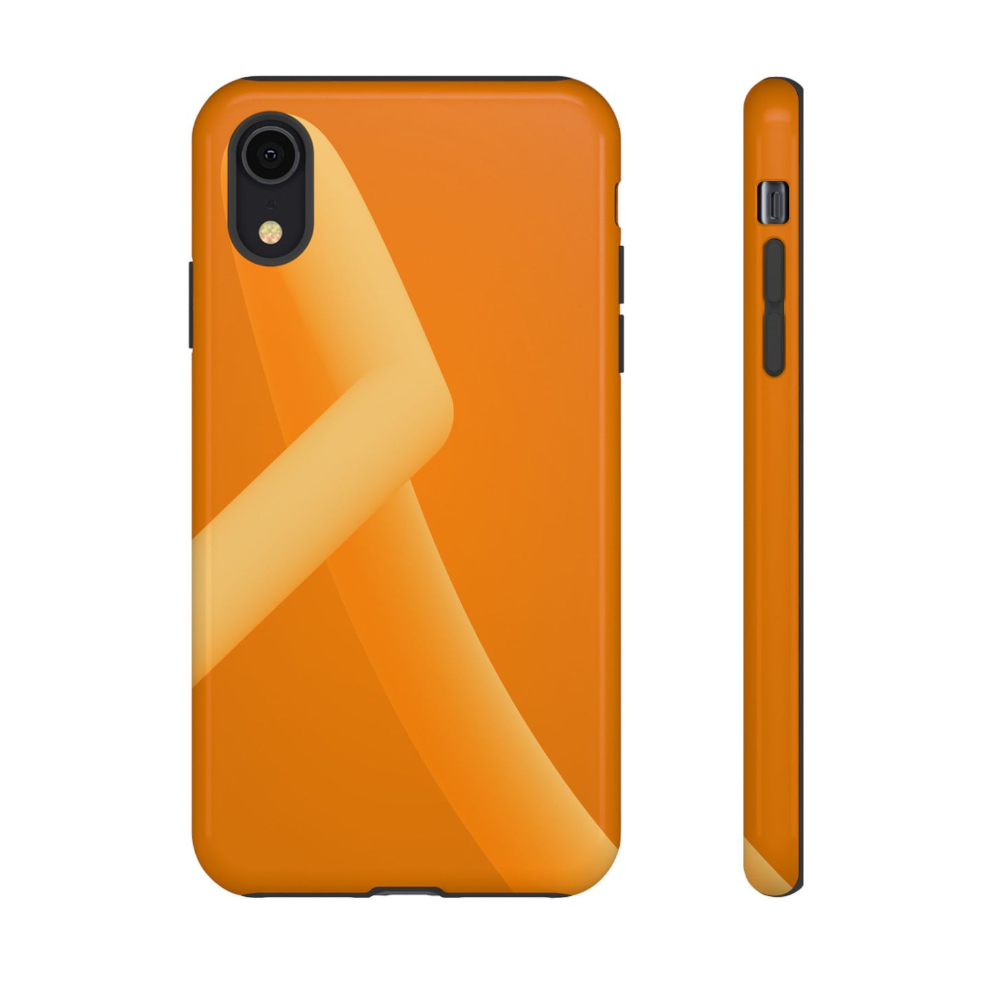 Stylish Tough Phone Case - Modern Orange Design for Ultimate Protection