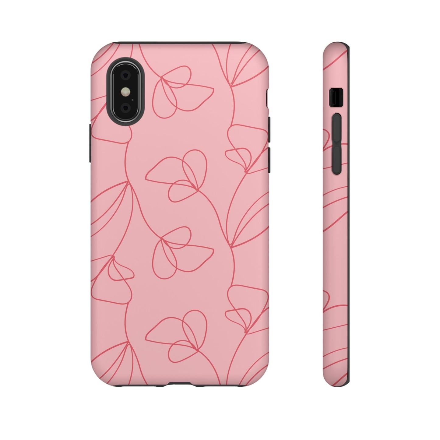 Tough Cases: Elegant Floral Phone Case - Durable Protection with Stylish Design