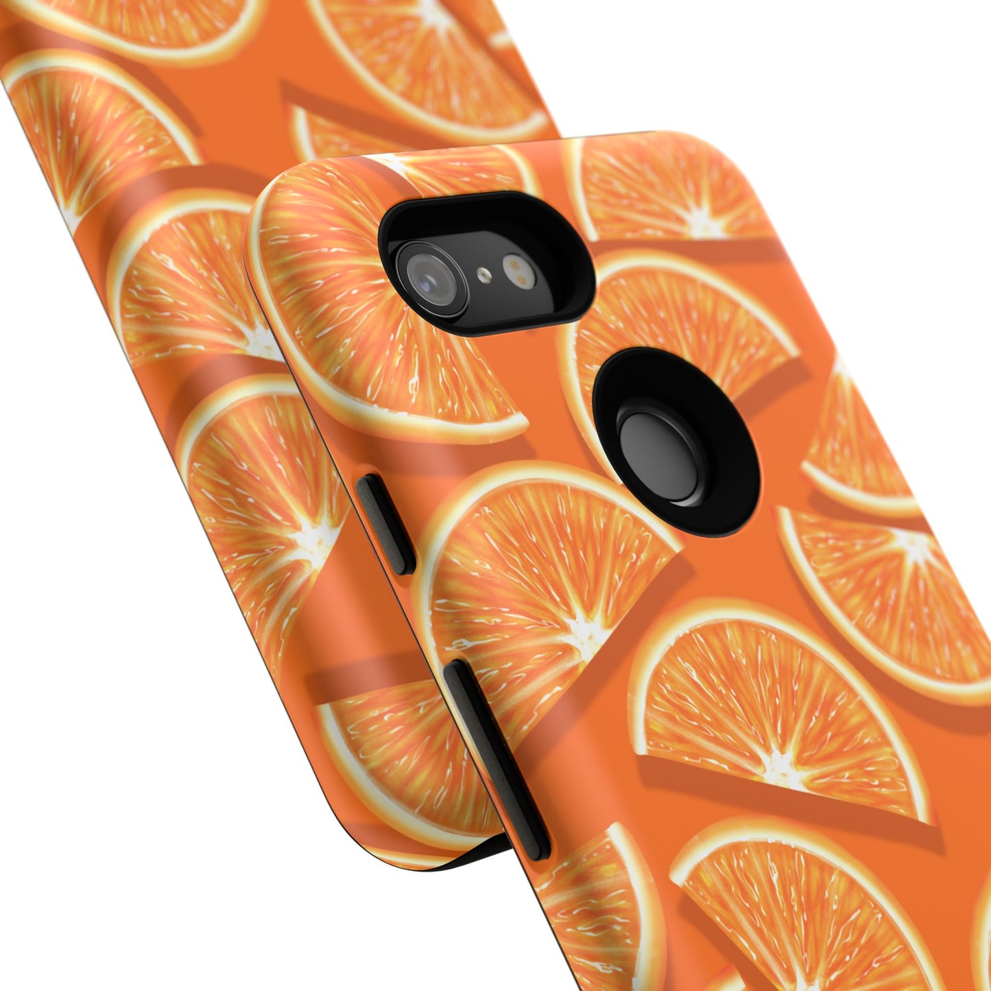 Vibrant Orange Slice Phone Case - Tough Cases for Phone Protection