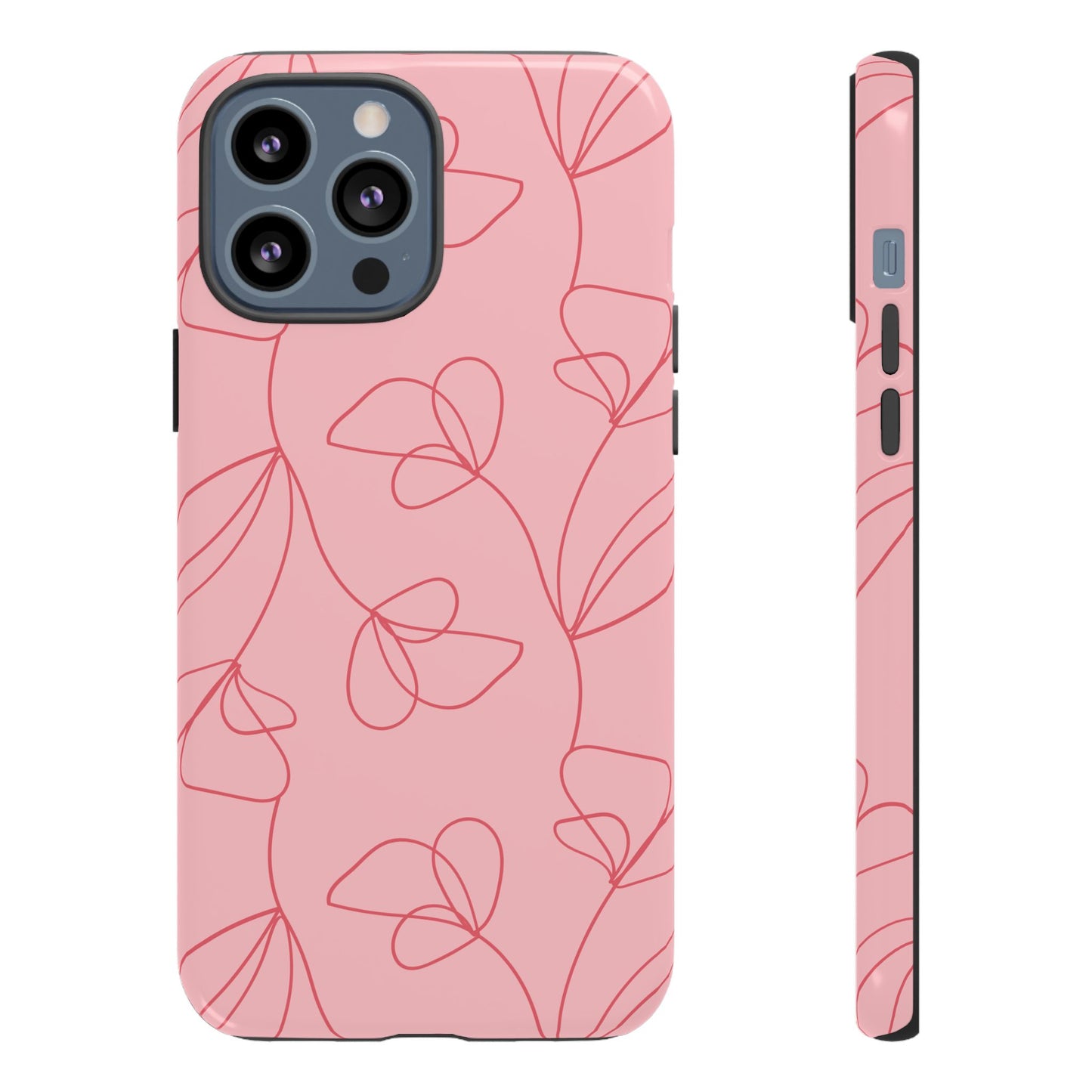 Tough Cases: Elegant Floral Phone Case - Durable Protection with Stylish Design