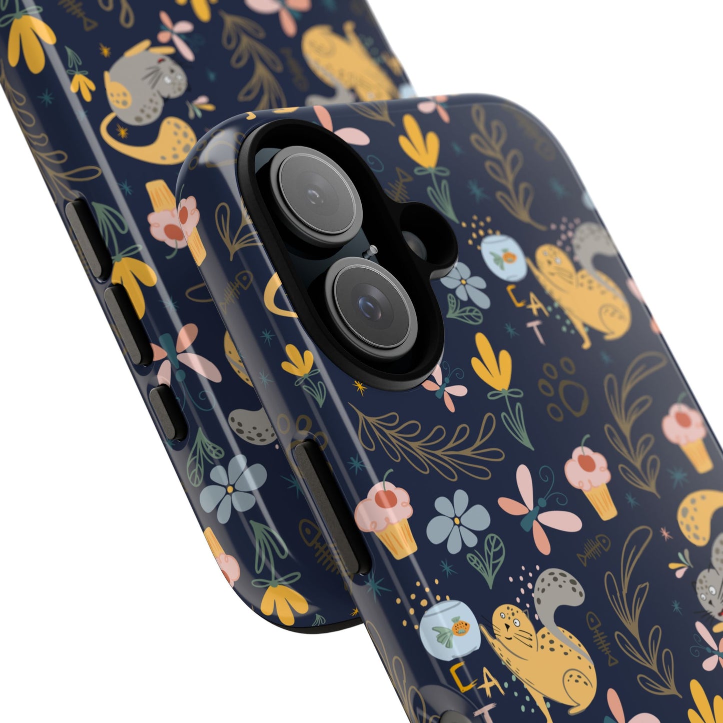 Cat-Themed Tough Phone Case - Tough Case For Stylish Protection