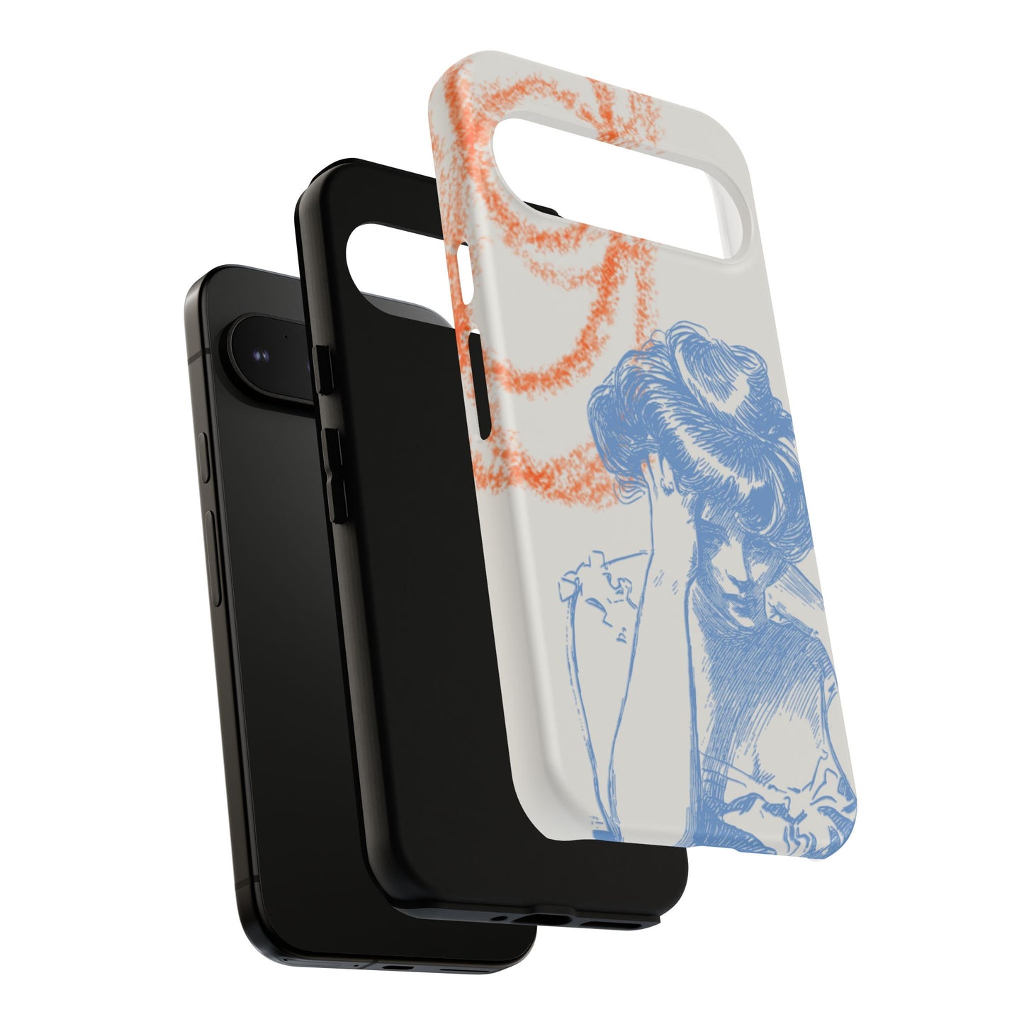 Artistic Phone Case with Stress Relief Design