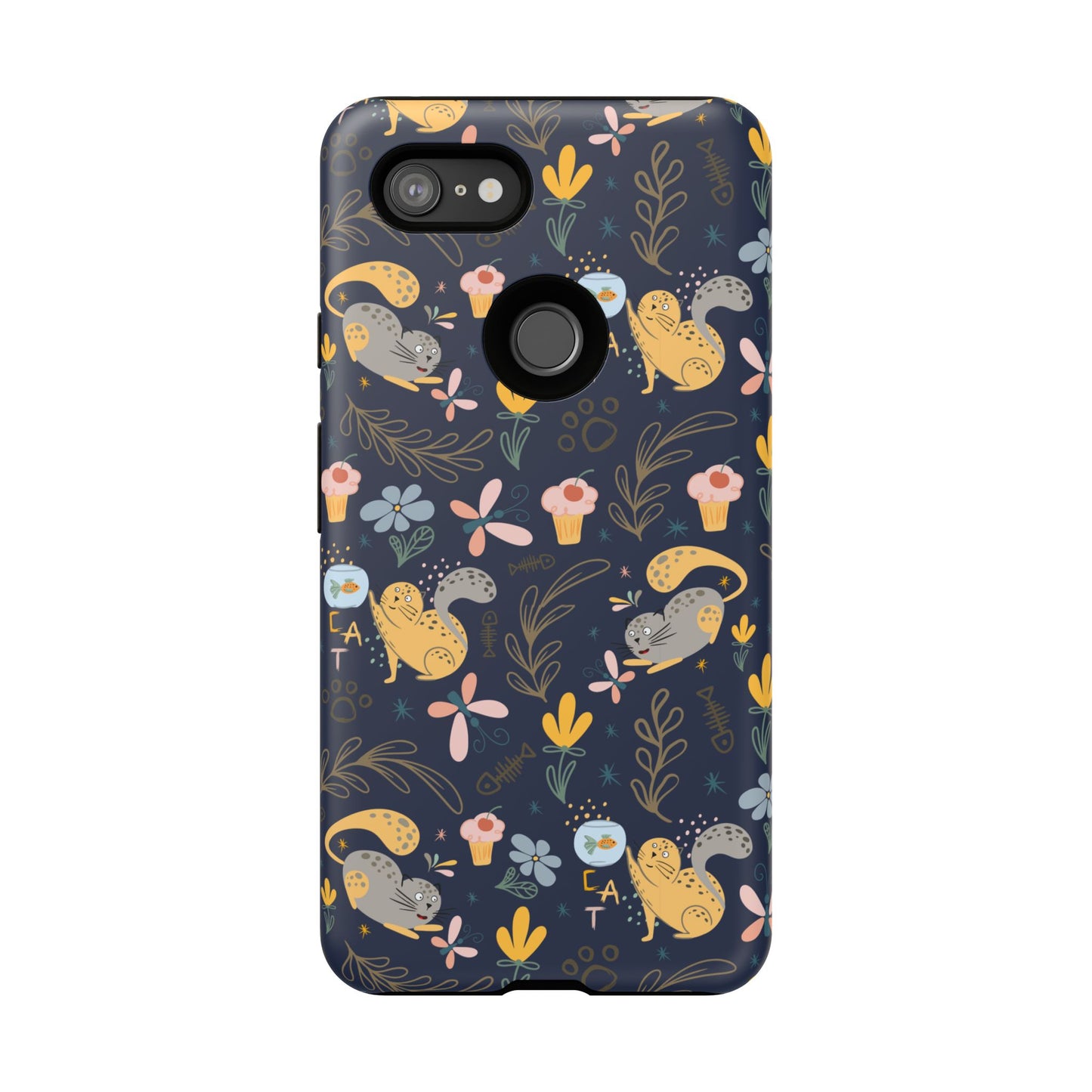 Cat-Themed Tough Phone Case - Tough Case For Stylish Protection