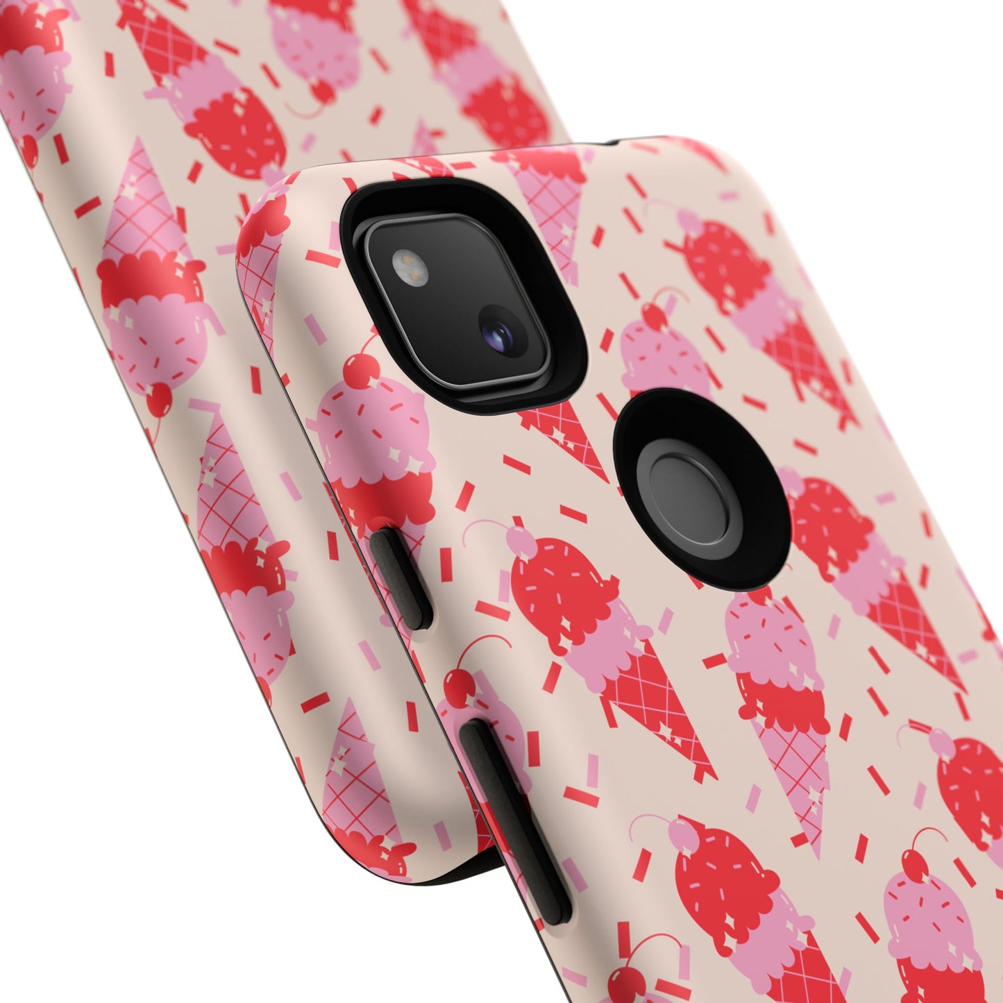 Ice Cream Phone Case - Cute Tough Cases for Ice Cream Lovers, Fun Summer Accessory, Birthday Gift, Colorful iPhone Cover