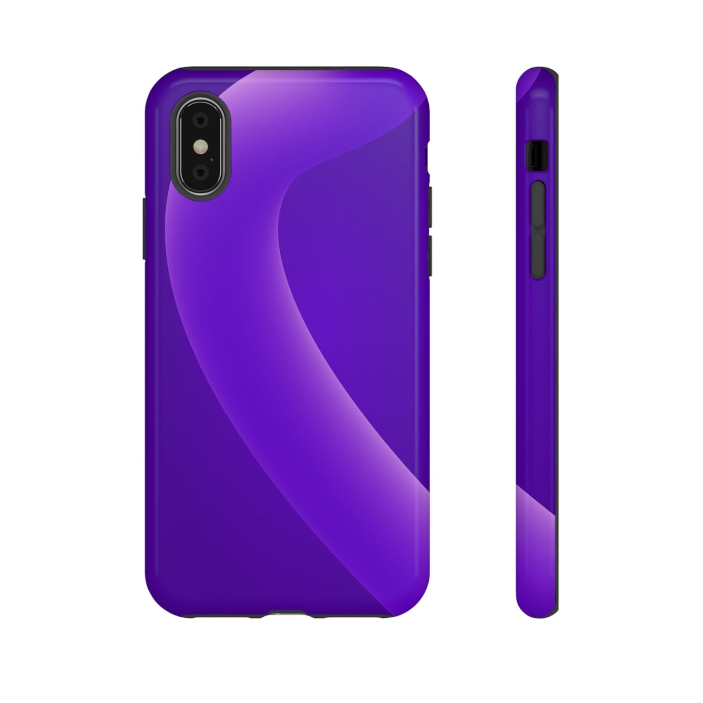 Stylish Tough Phone Case - Modern Purple Design for Ultimate Protection