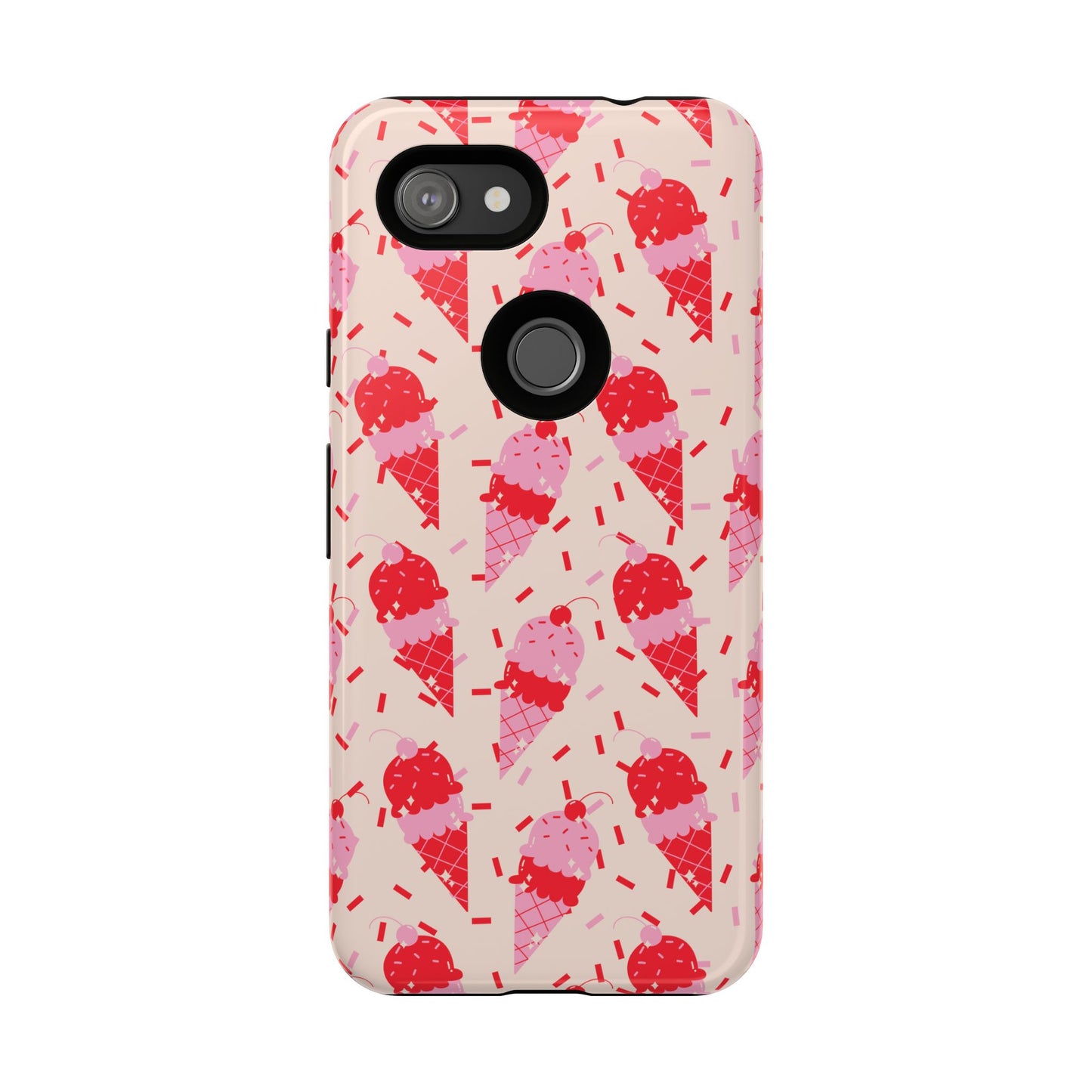 Ice Cream Phone Case - Cute Tough Cases for Ice Cream Lovers, Fun Summer Accessory, Birthday Gift, Colorful iPhone Cover