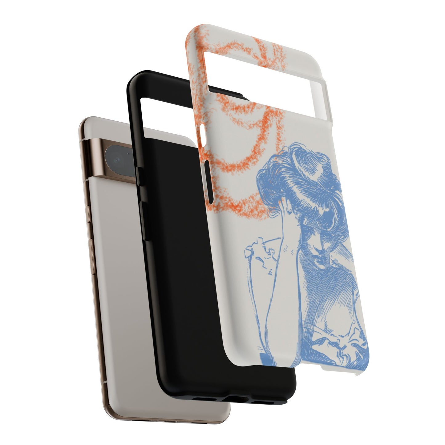 Artistic Phone Case with Stress Relief Design