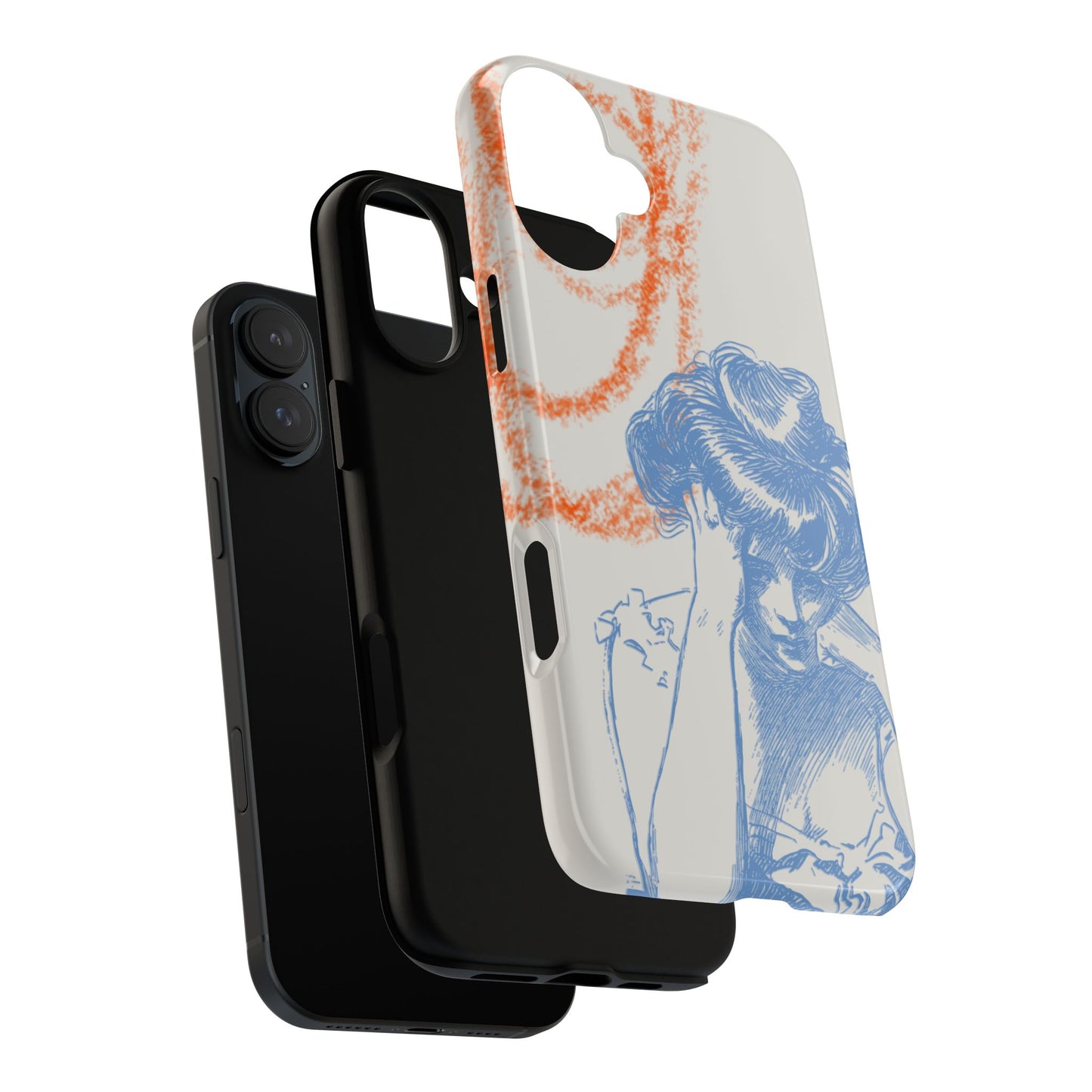 Artistic Phone Case with Stress Relief Design
