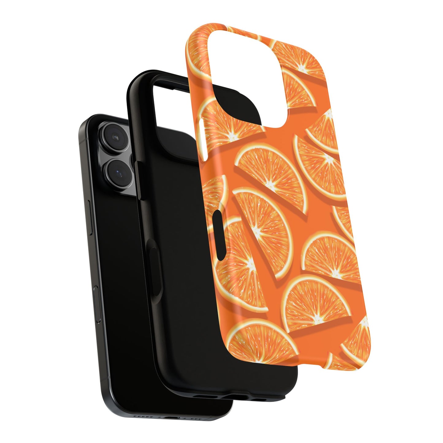 Vibrant Orange Slice Phone Case - Tough Cases for Phone Protection