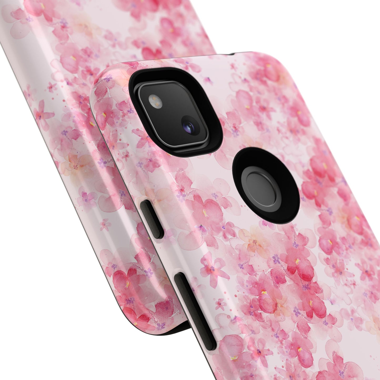 Floral Phone Case - Tough Cases with Pink Blossom Design