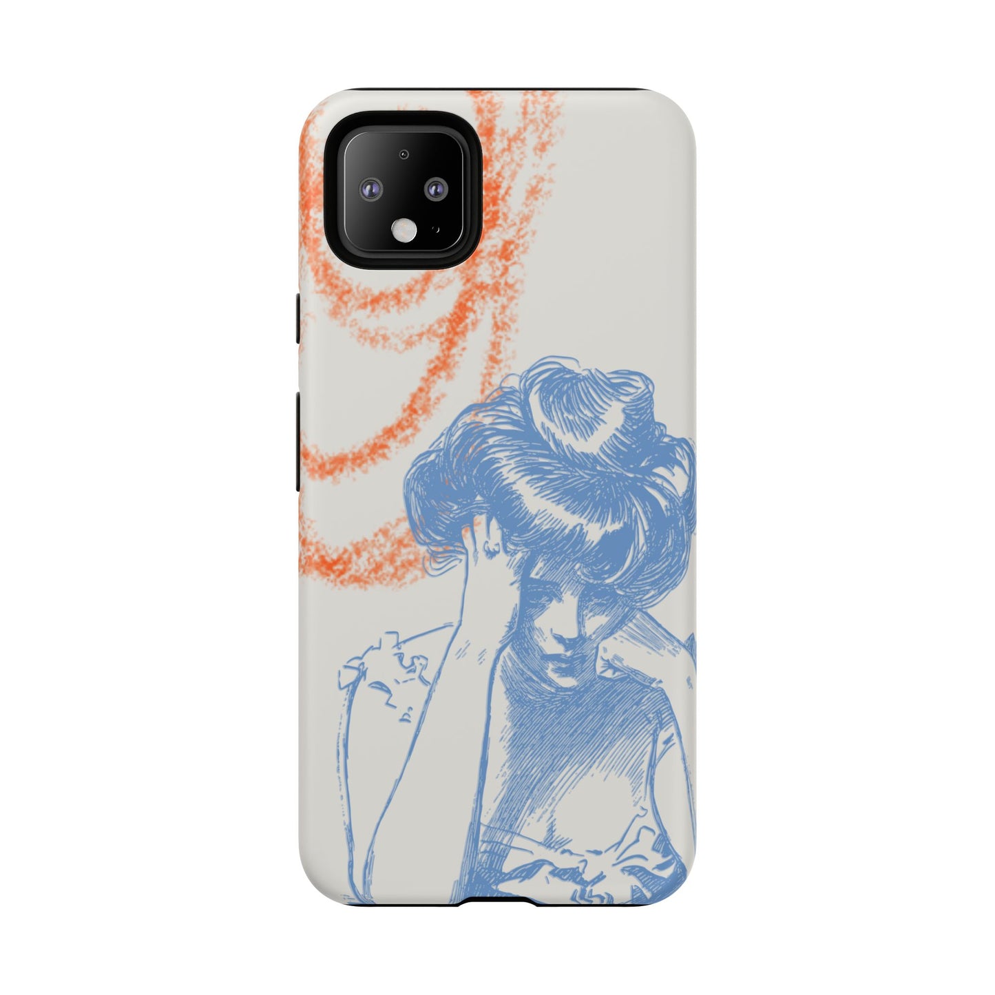 Artistic Phone Case with Stress Relief Design