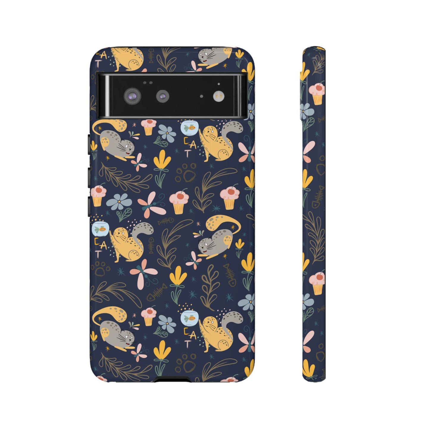 Cat-Themed Tough Phone Case - Tough Case For Stylish Protection