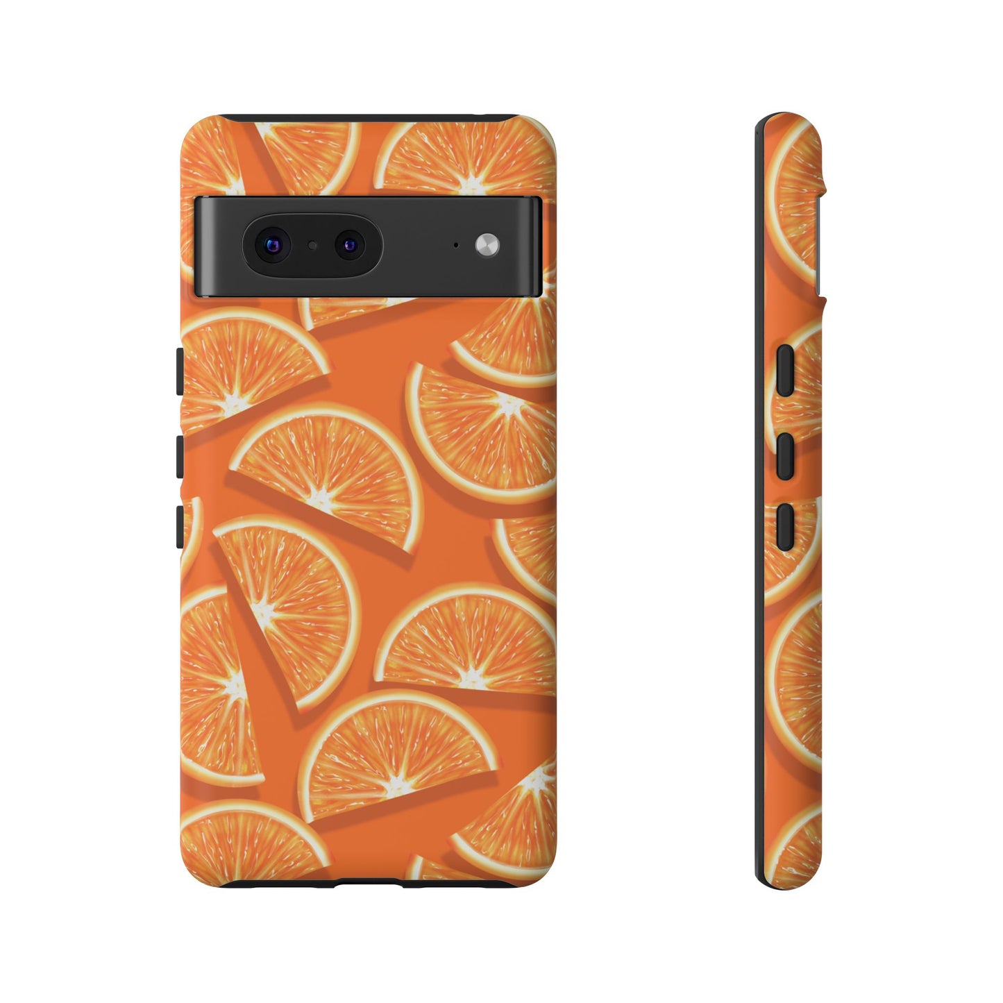 Vibrant Orange Slice Phone Case - Tough Cases for Phone Protection
