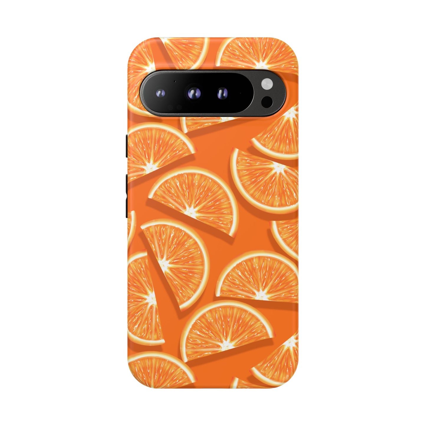 Vibrant Orange Slice Phone Case - Tough Cases for Phone Protection