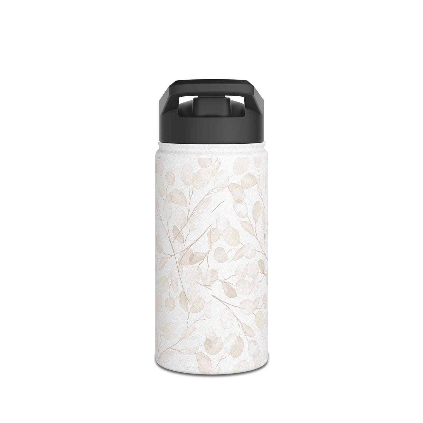 Elegant Floral Stainless Steel Water Bottle - Eco-Friendly Travel Flask