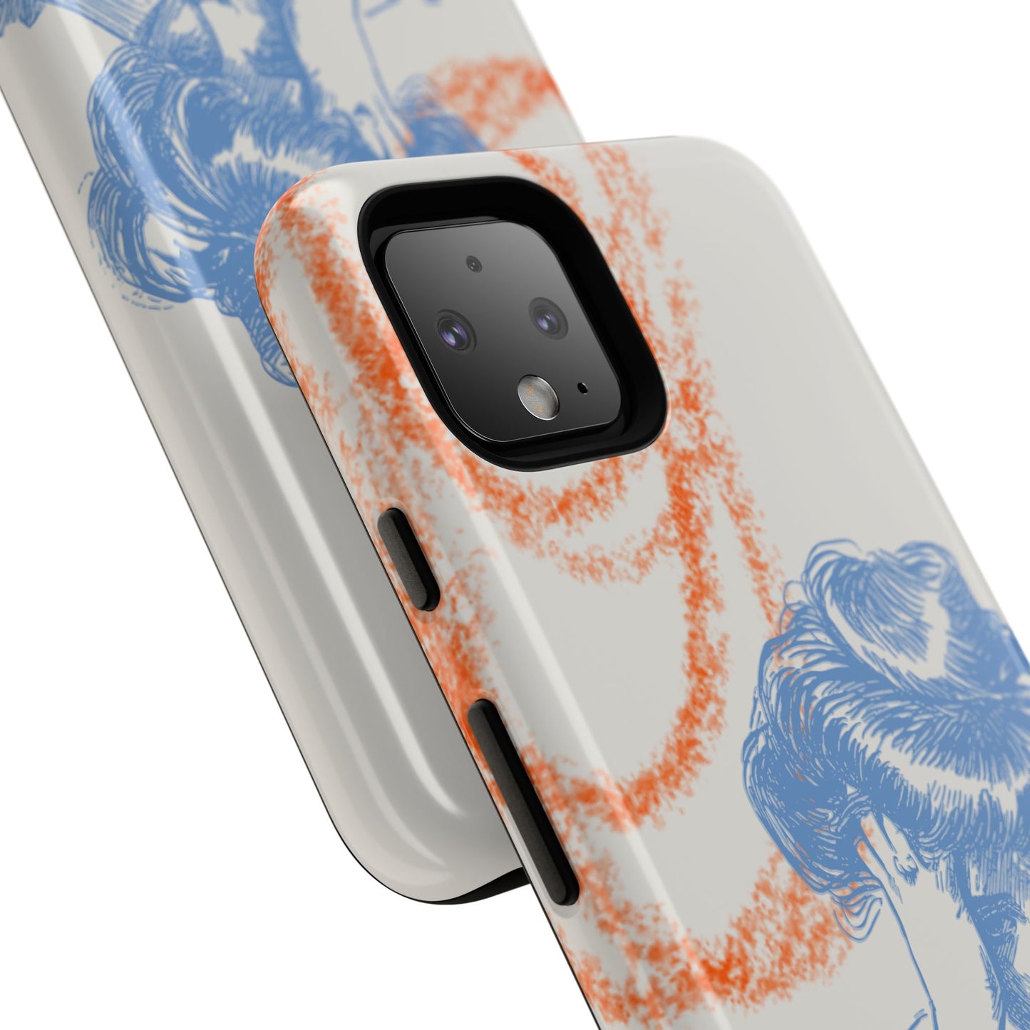 Artistic Phone Case with Stress Relief Design