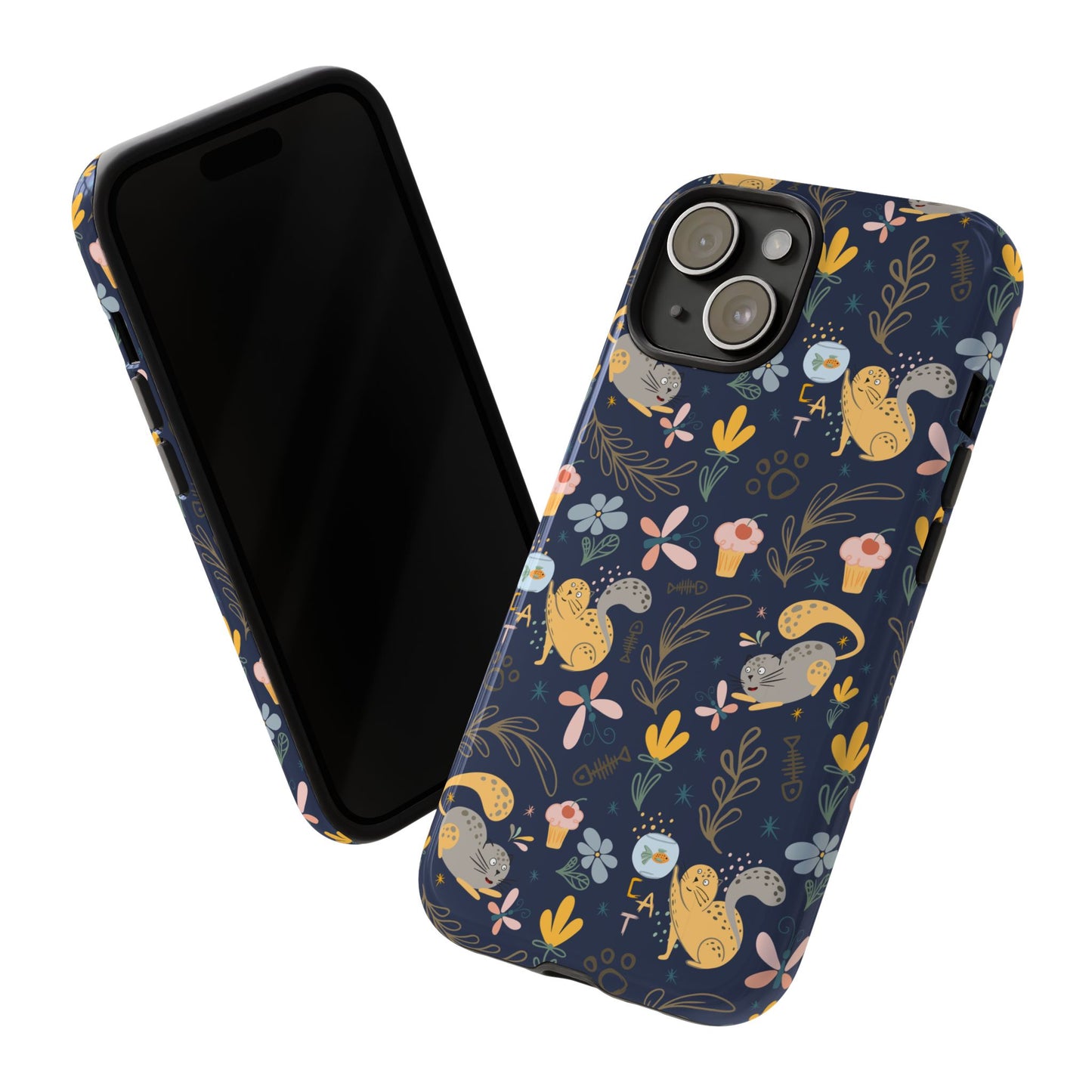 Cat-Themed Tough Phone Case - Tough Case For Stylish Protection