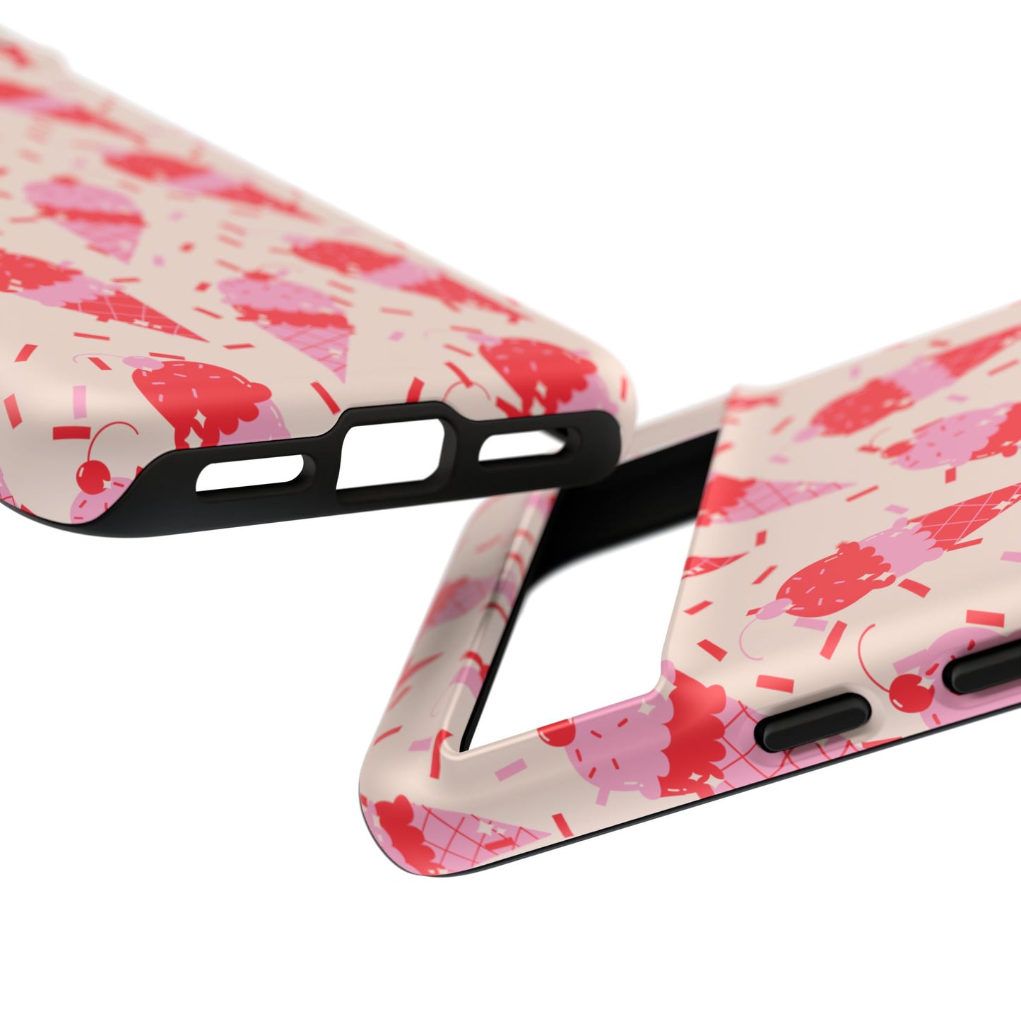 Ice Cream Phone Case - Cute Tough Cases for Ice Cream Lovers, Fun Summer Accessory, Birthday Gift, Colorful iPhone Cover