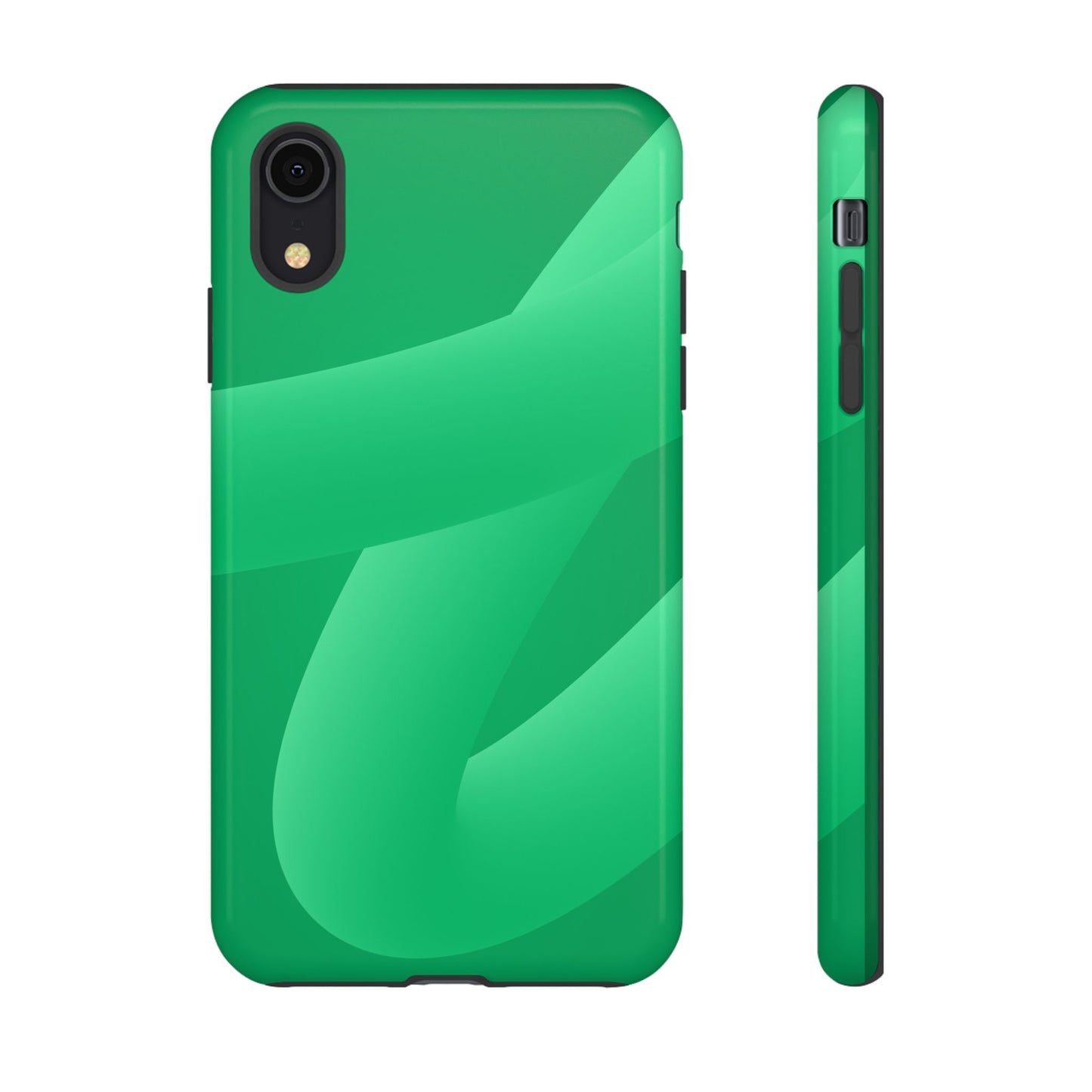 Stylish Tough Phone Case - Modern Green Design for Ultimate Protection