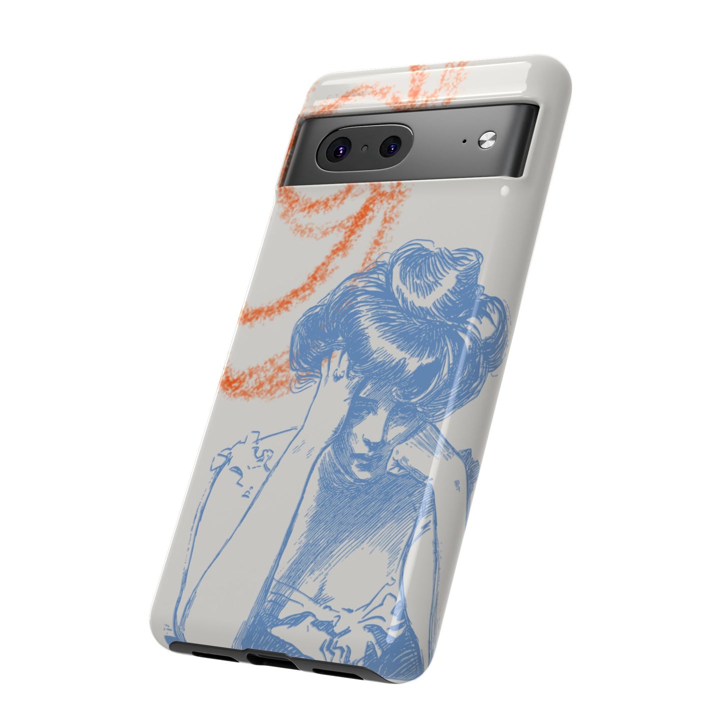 Artistic Phone Case with Stress Relief Design