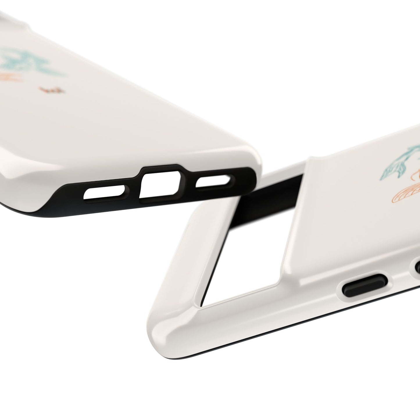 Koi Fish Tough Phone Case - Stylish & Durable Design for Aqua Lovers