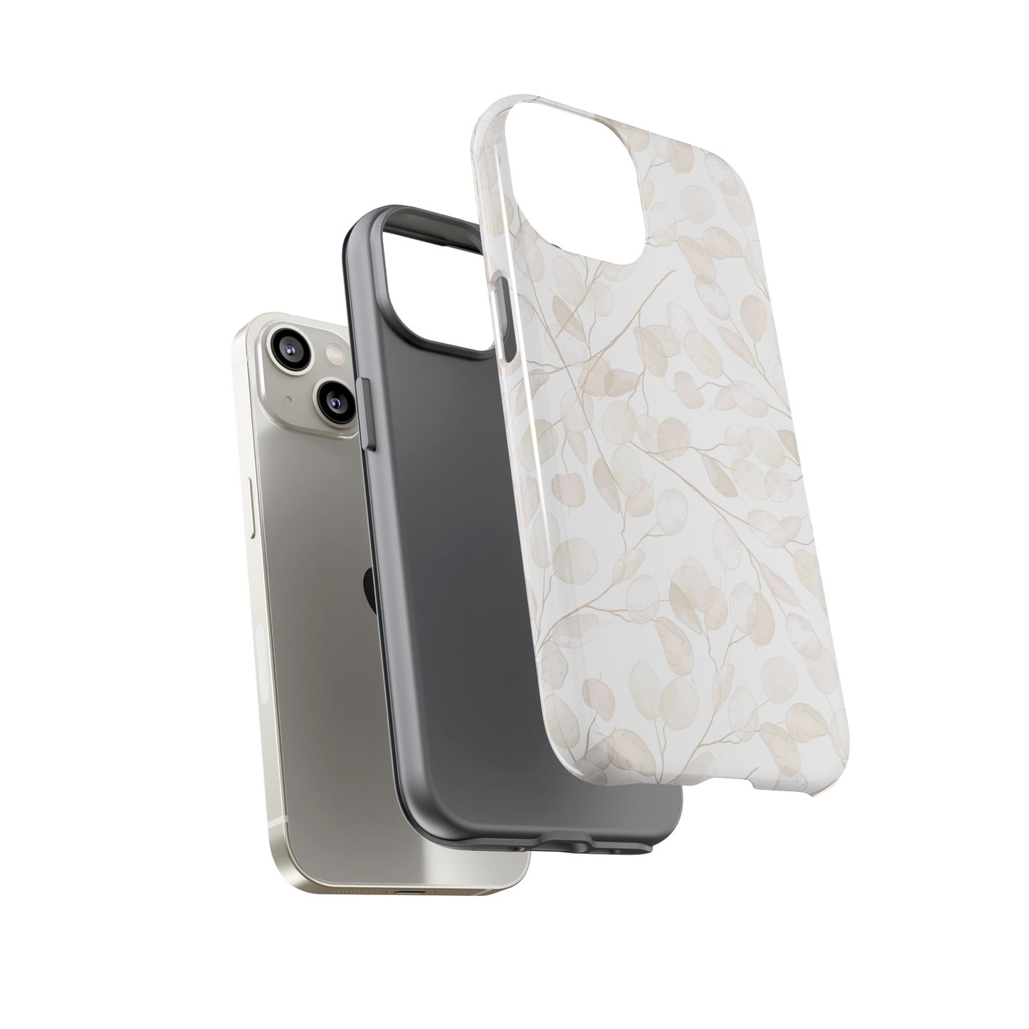 Botanical Phone Case, Tough Cases, Floral Design, Nature Lover Gift, Eco-Friendly Accessory, Protective Phone Cover