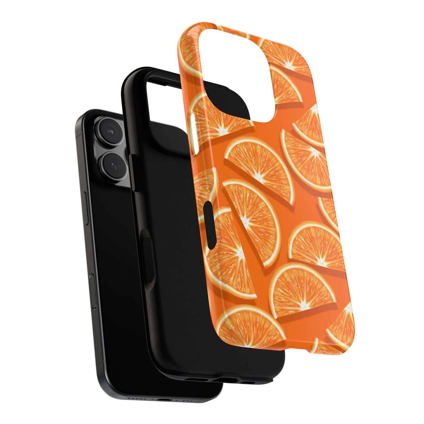 Vibrant Orange Slice Phone Case - Tough Cases for Phone Protection
