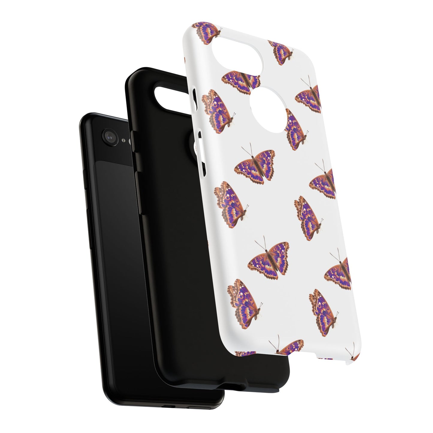 Butterfly Print Phone Case - Tough Case For Stylish Protection