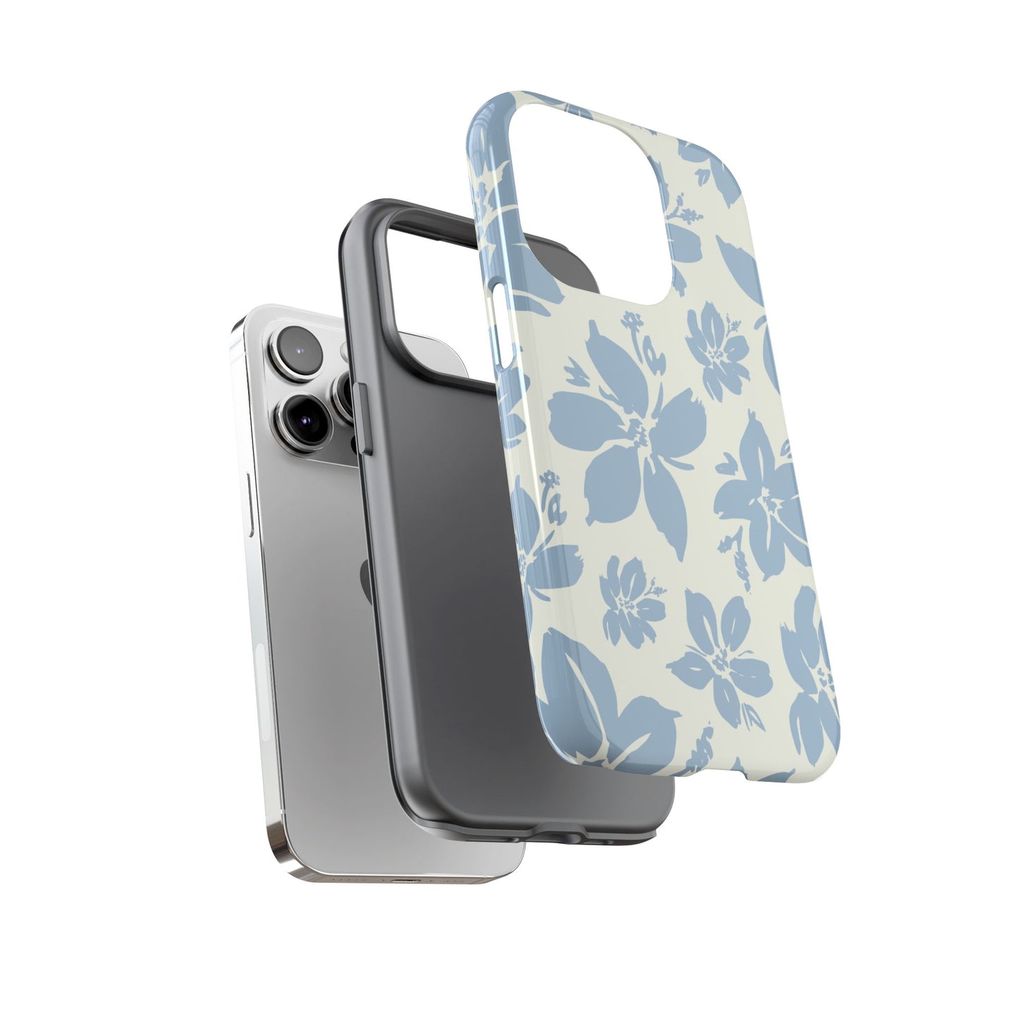 Floral Tough Phone Case - Stylish and Durable Protective Cover