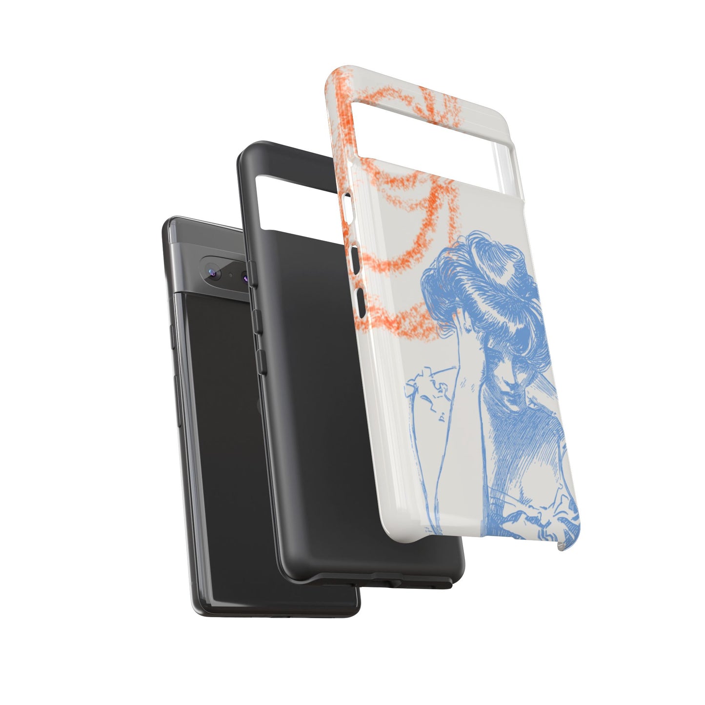 Artistic Phone Case with Stress Relief Design