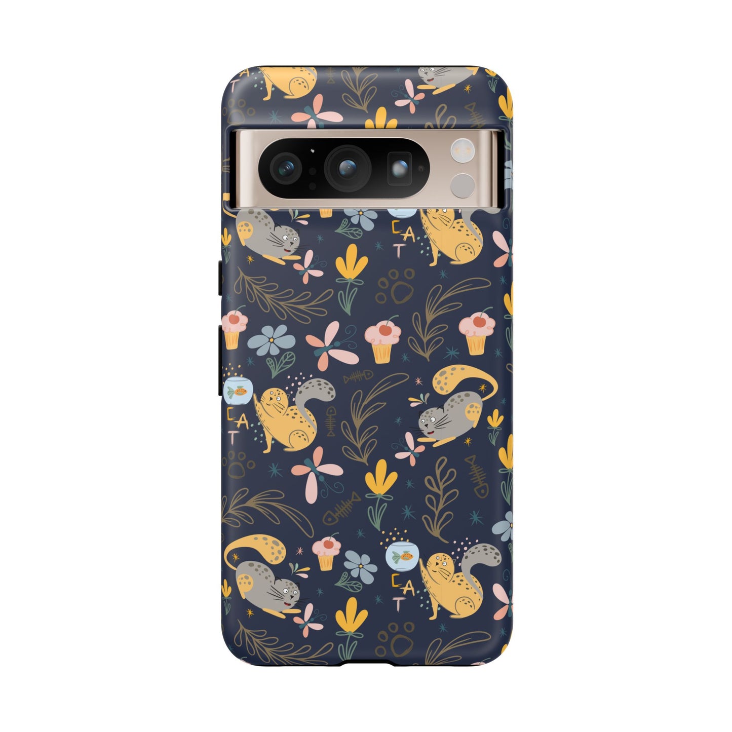 Cat-Themed Tough Phone Case - Tough Case For Stylish Protection