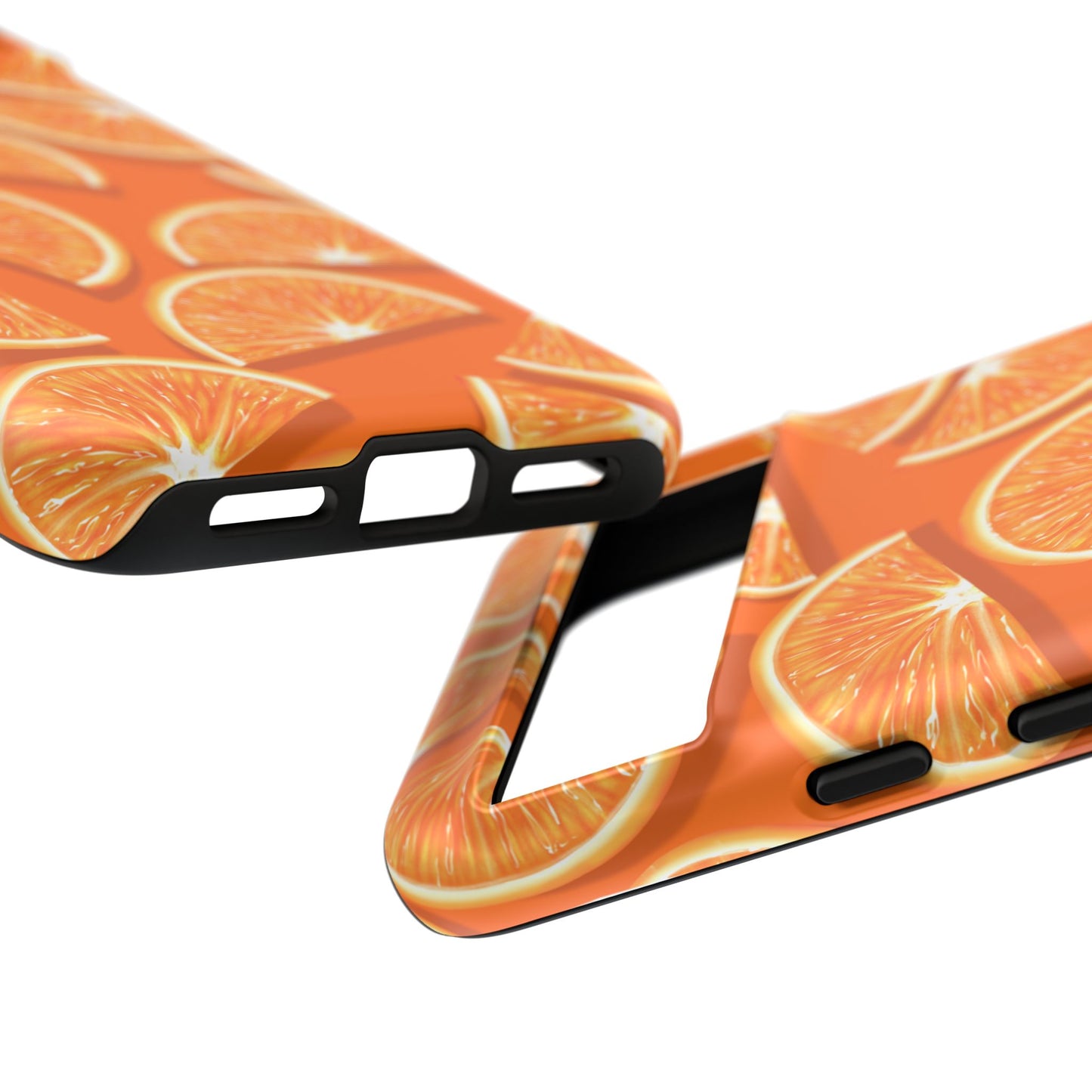 Vibrant Orange Slice Phone Case - Tough Cases for Phone Protection