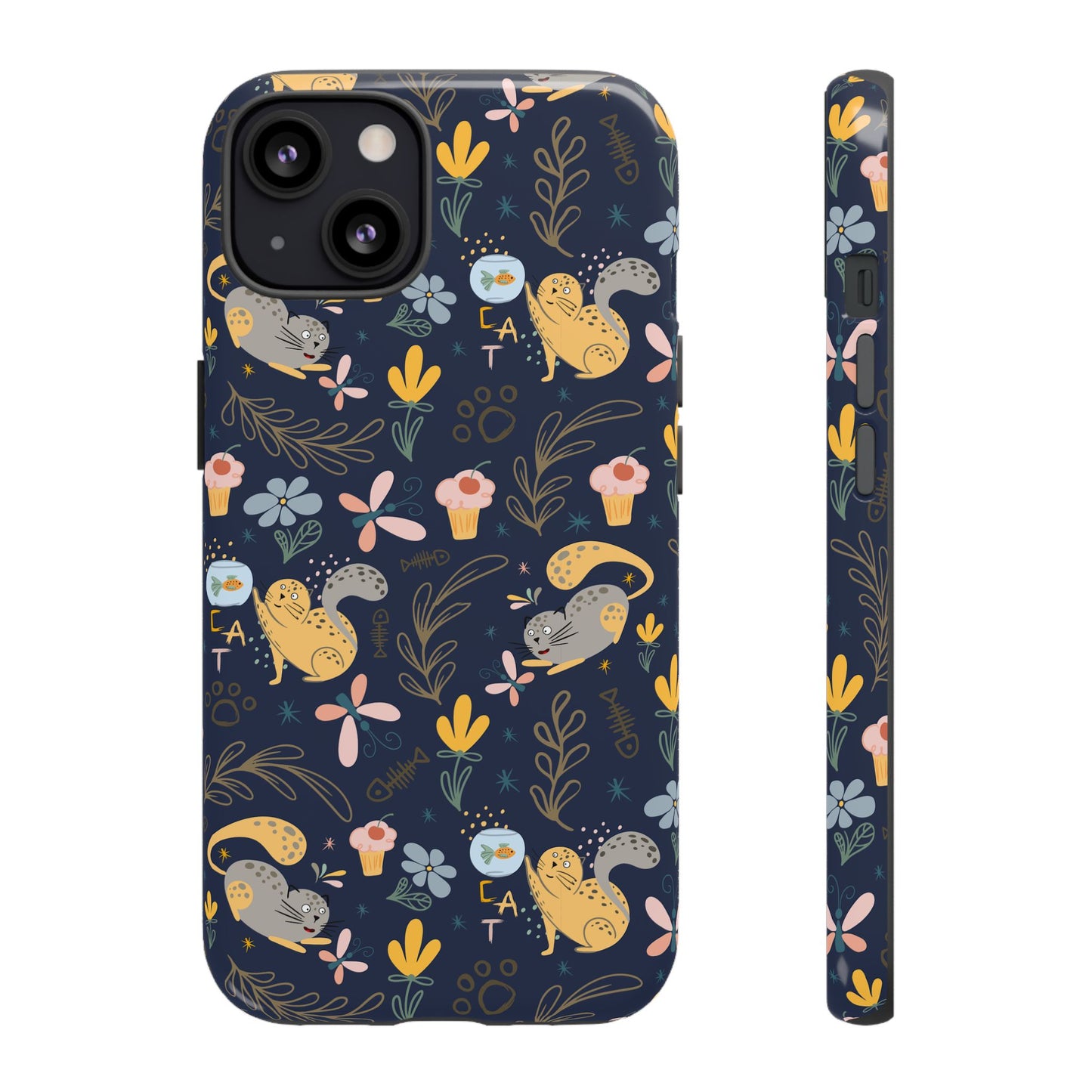 Cat-Themed Tough Phone Case - Tough Case For Stylish Protection