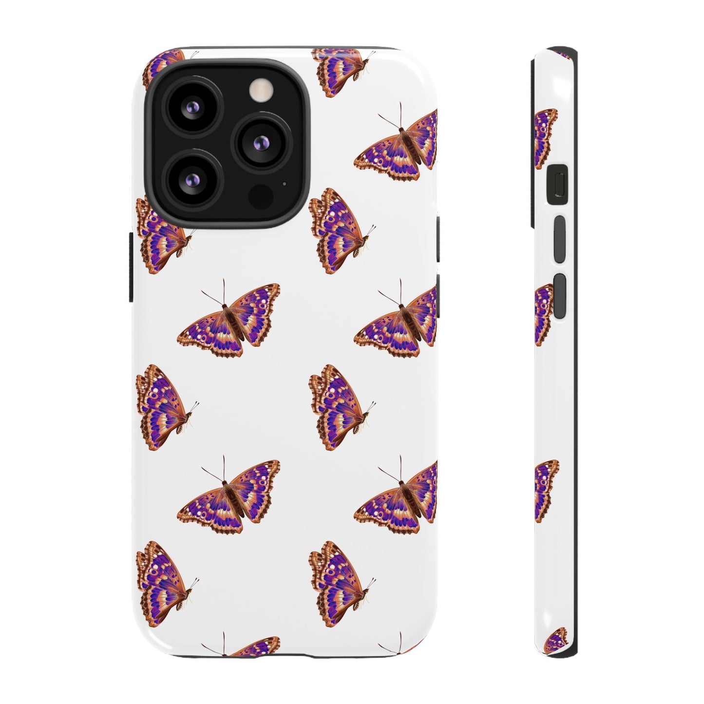 Butterfly Print Phone Case - Tough Case For Stylish Protection