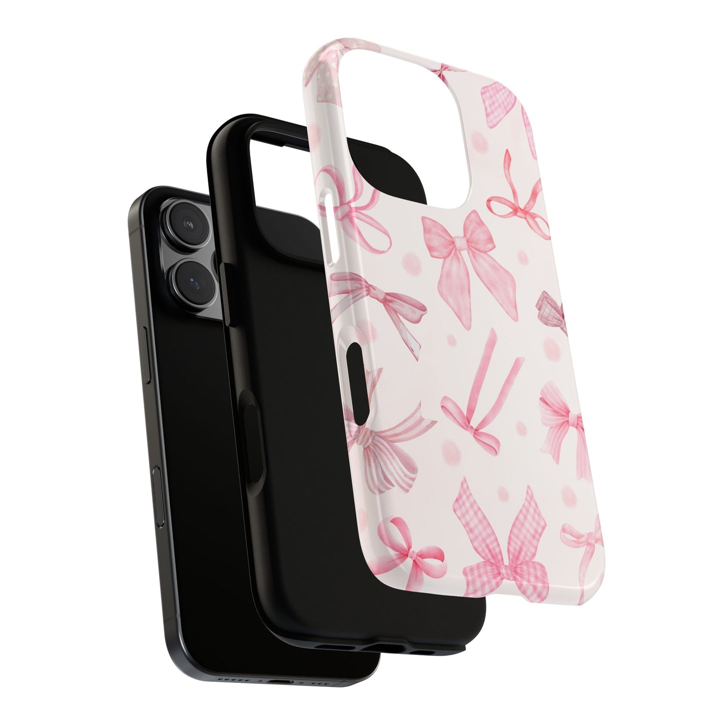 Beautiful Pink Bow Phone Case - Tough Case for Stylish Protection
