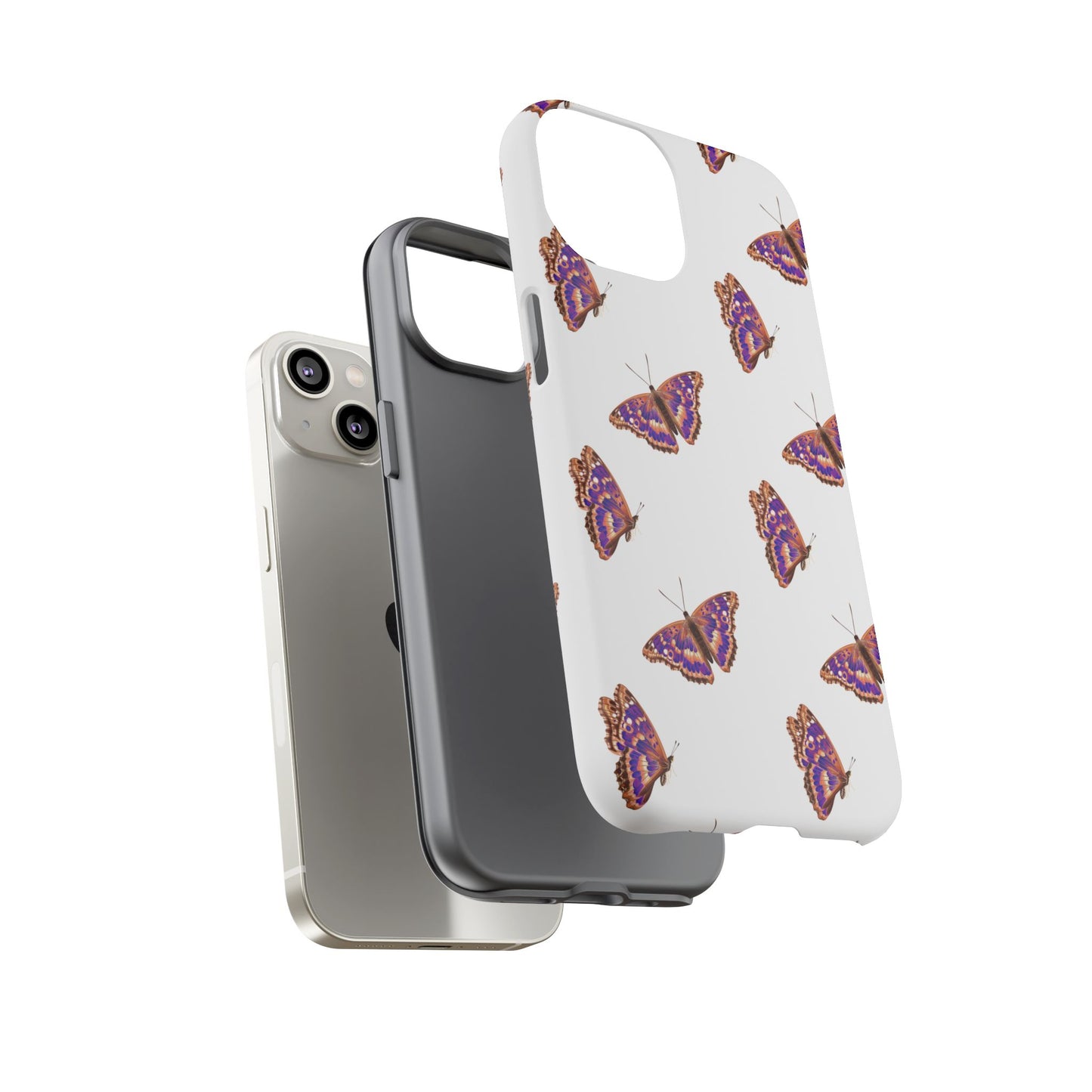 Butterfly Print Phone Case - Tough Case For Stylish Protection