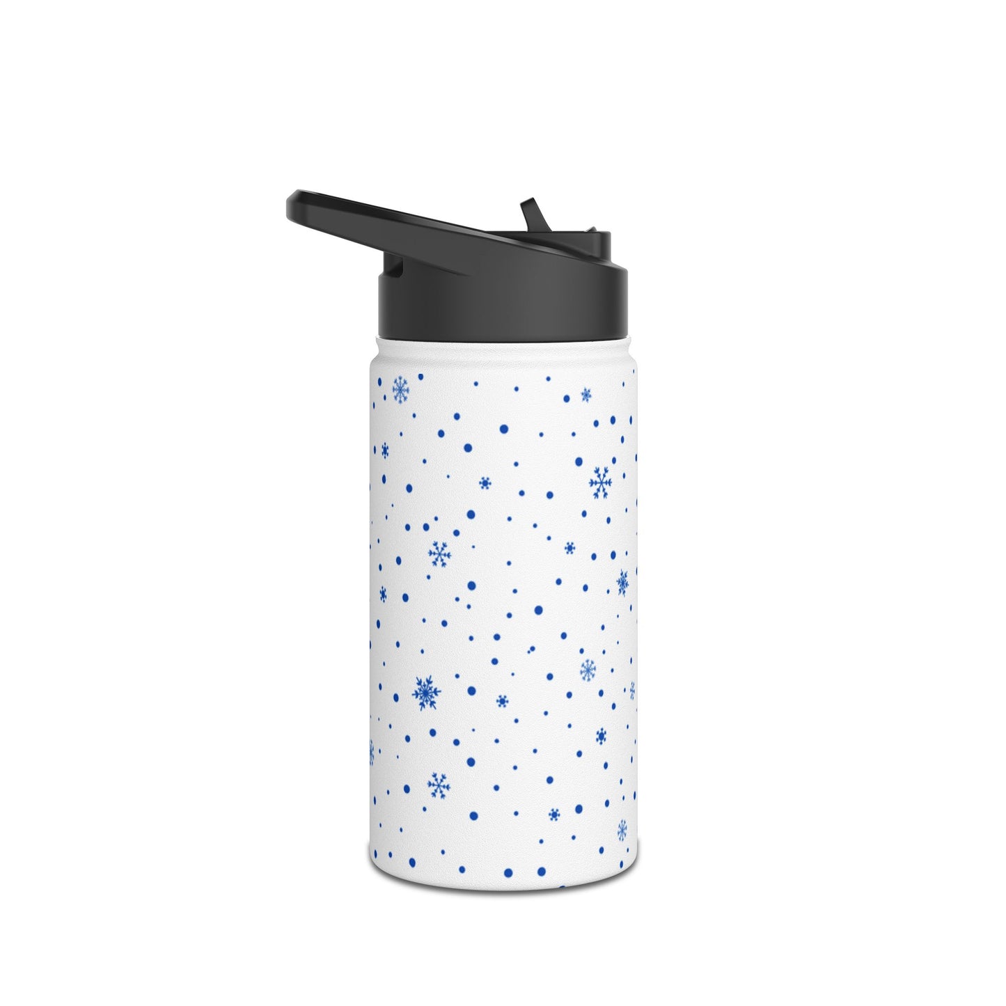 Snowflake Design Stainless Steel Water Bottle – Stylish & Durable Hydration for Winter Adventures